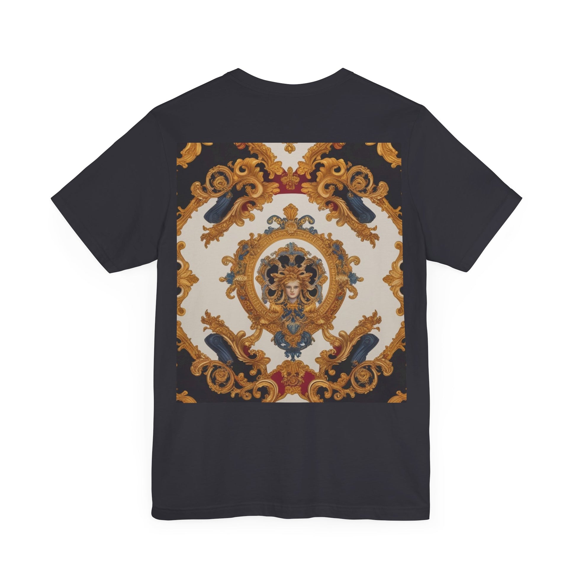 Elegant Baroque Style Graphic Tee - Unisex Short Sleeve T-Shirt - JW Store
