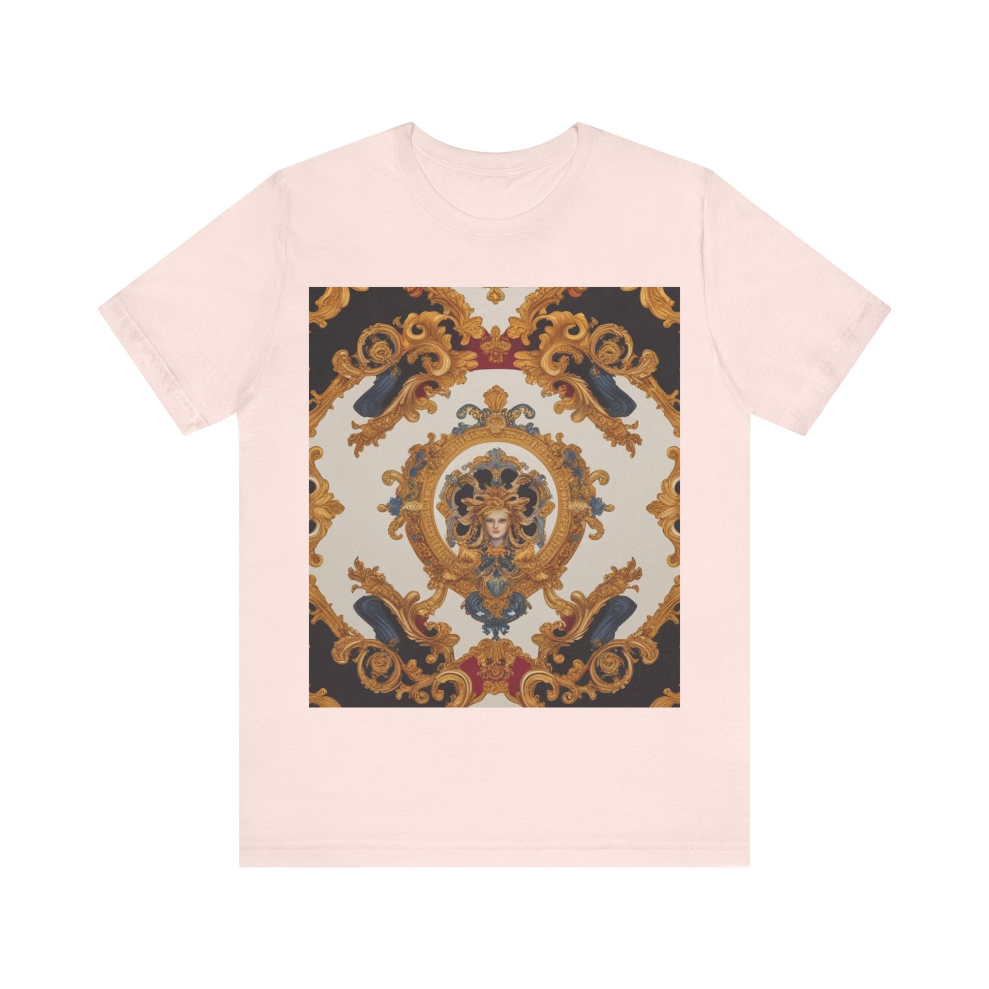 Elegant Baroque Style Graphic Tee - Unisex Short Sleeve T-Shirt - JW Store