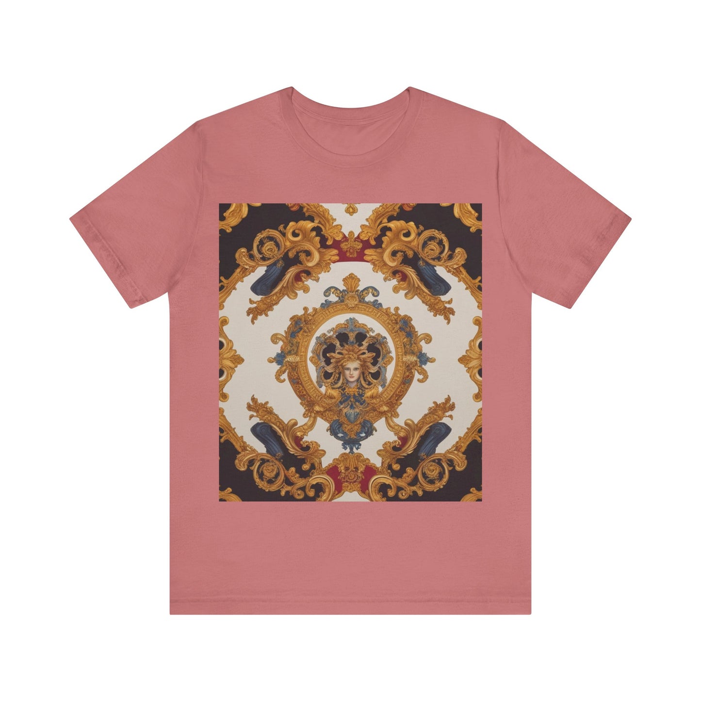 Elegant Baroque Style Graphic Tee - Unisex Short Sleeve T-Shirt - JW Store