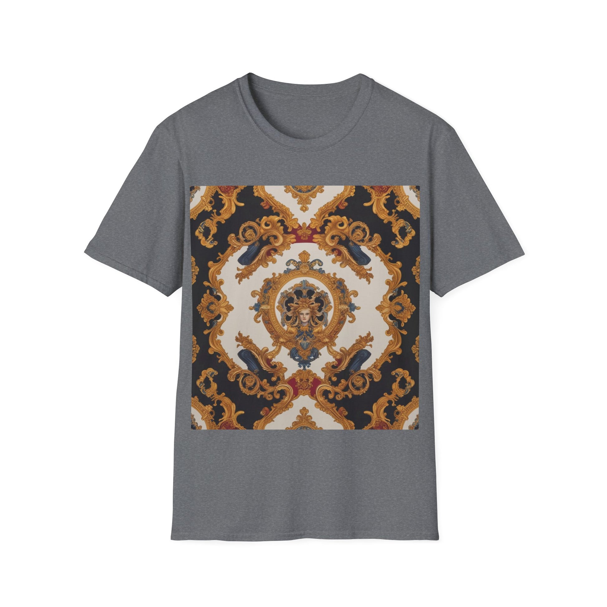 Elegant Vintage Print Unisex Softstyle T-Shirt - JW Store