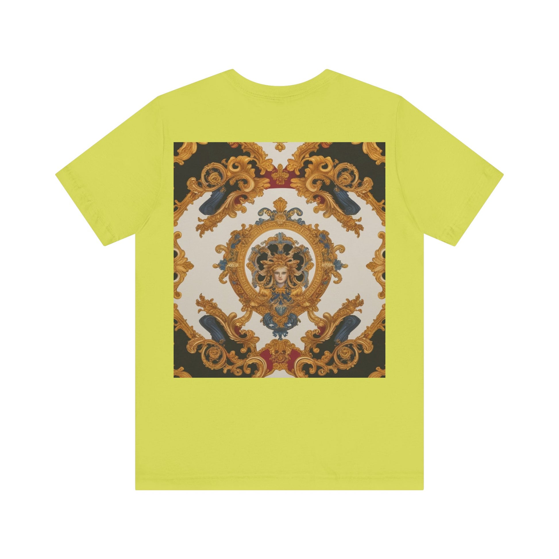 Elegant Baroque Style Graphic Tee - Unisex Short Sleeve T-Shirt - JW Store