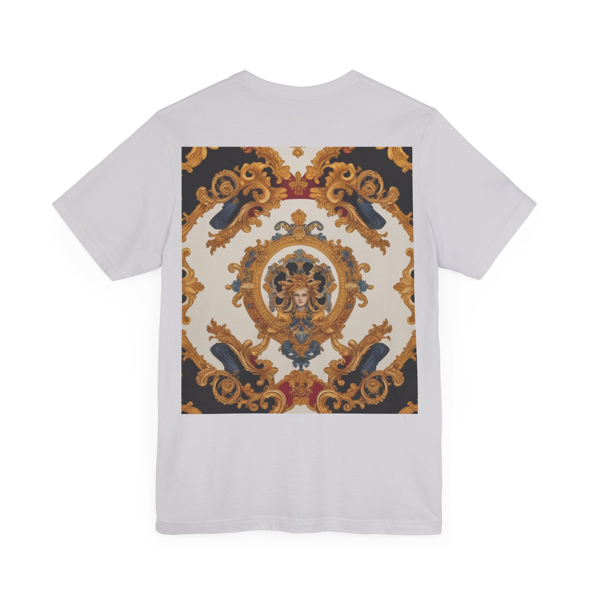 Elegant Baroque Style Graphic Tee - Unisex Short Sleeve T-Shirt - JW Store
