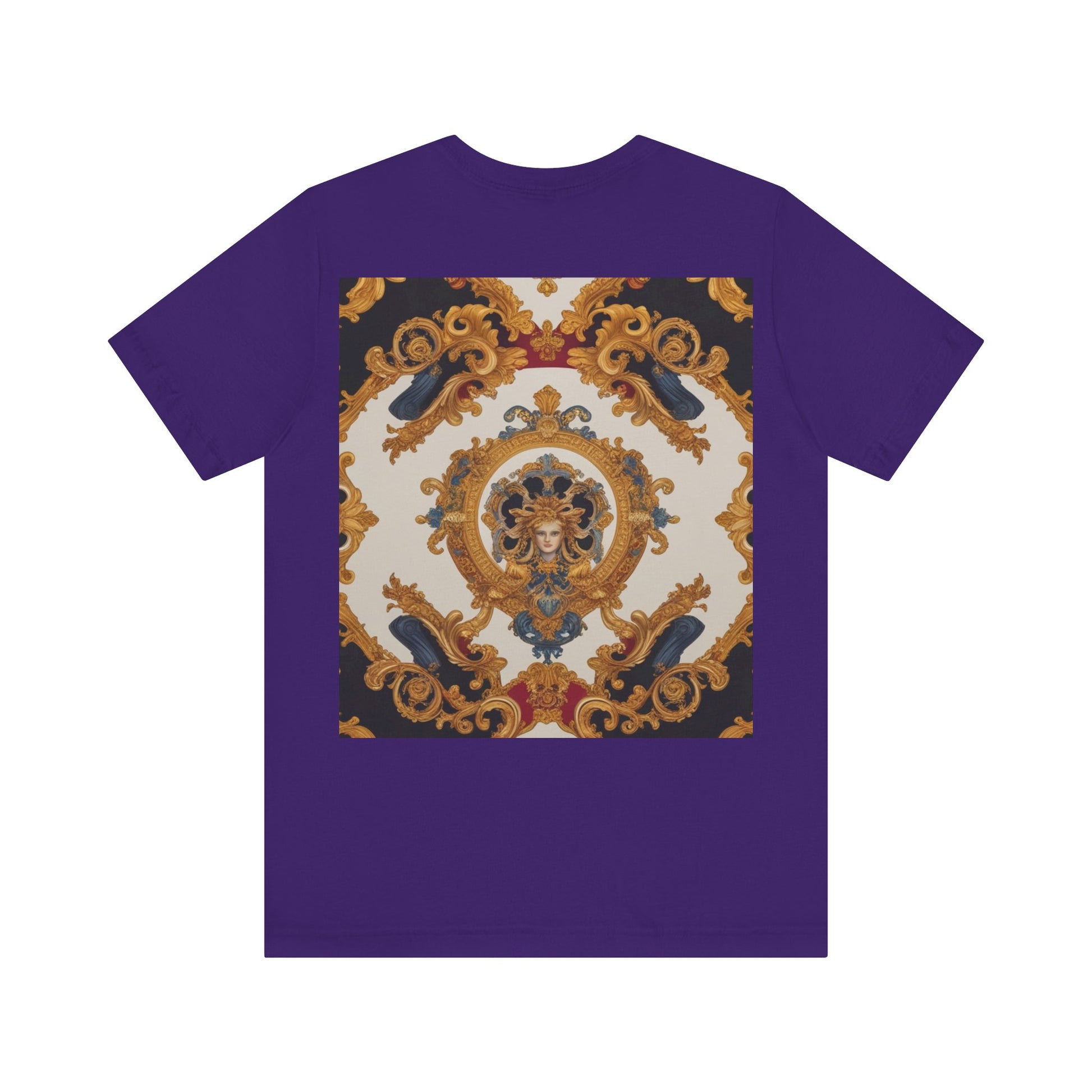 Elegant Baroque Style Graphic Tee - Unisex Short Sleeve T-Shirt - JW Store