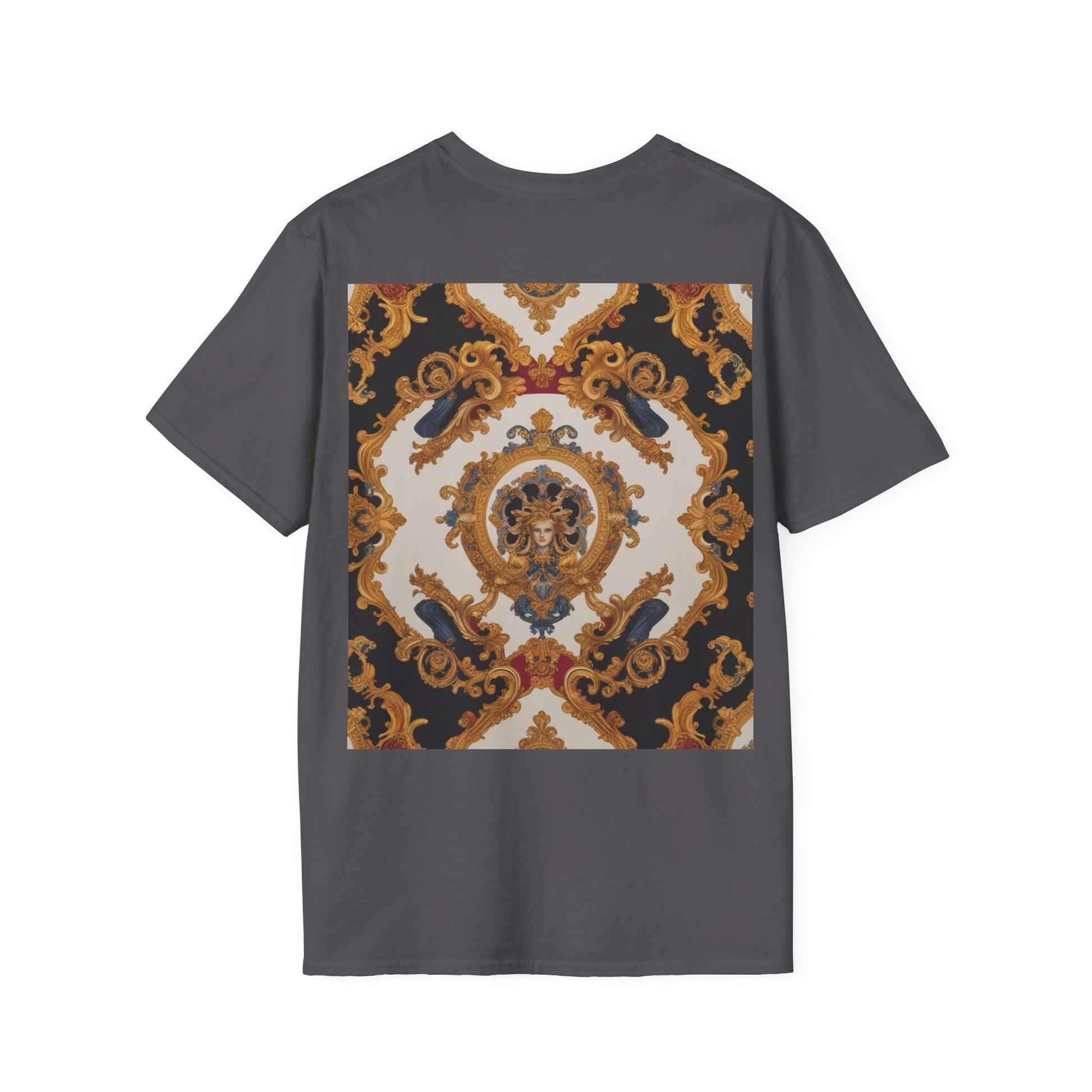Elegant Vintage Print Unisex Softstyle T-Shirt - JW Store