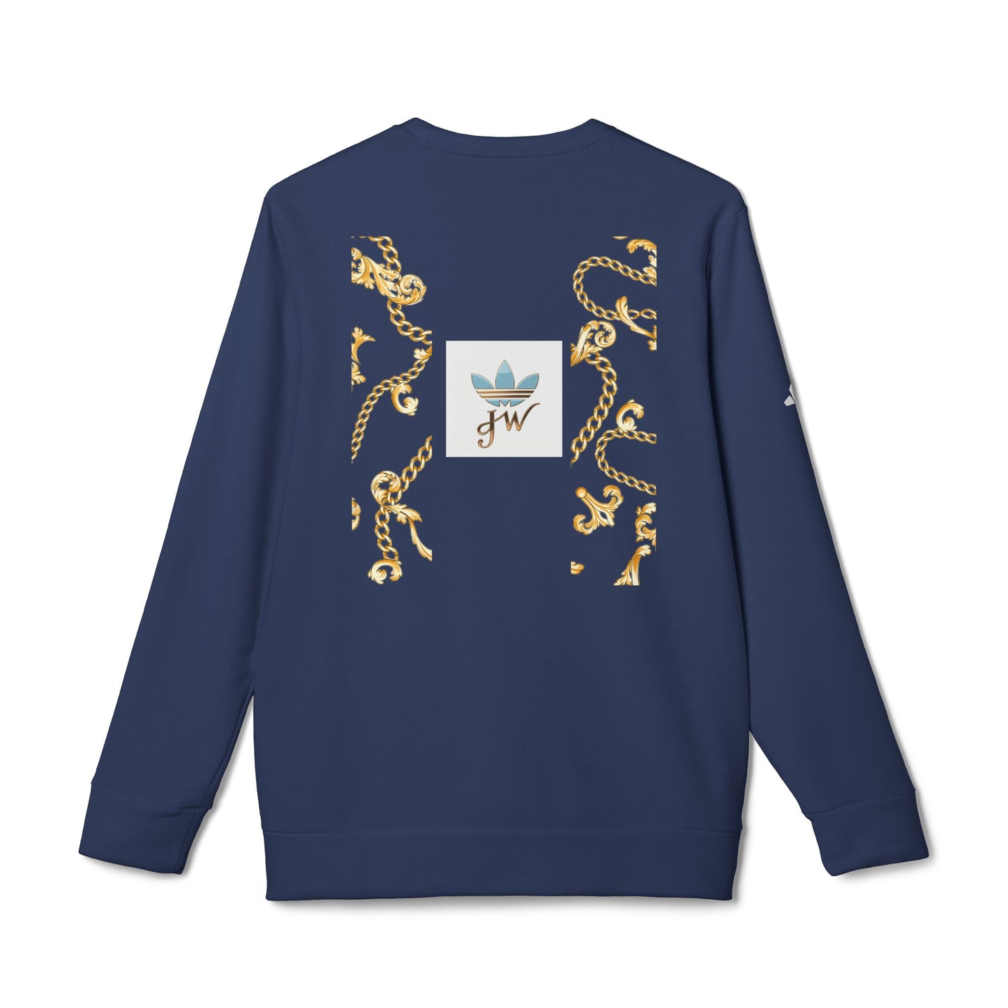 Stylish Unisex Fleece Sweatshirt with Gold Design - JW Store