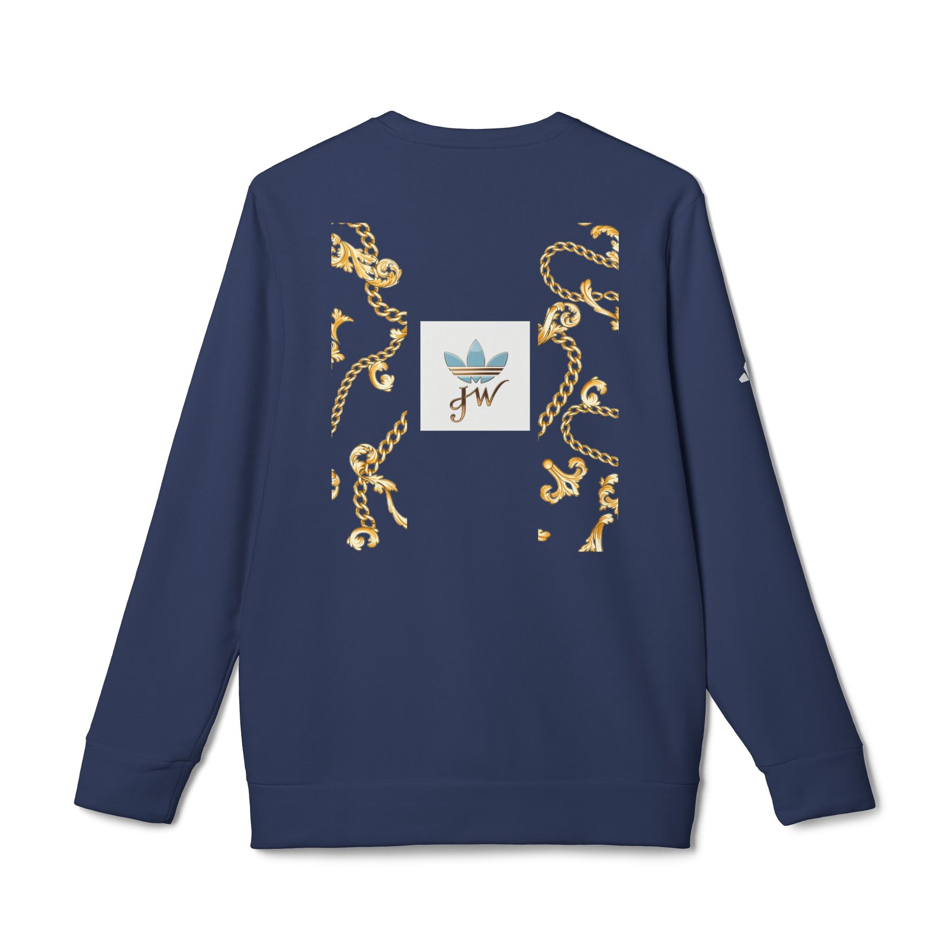 Stylish Unisex Fleece Sweatshirt with Gold Design - JW Store