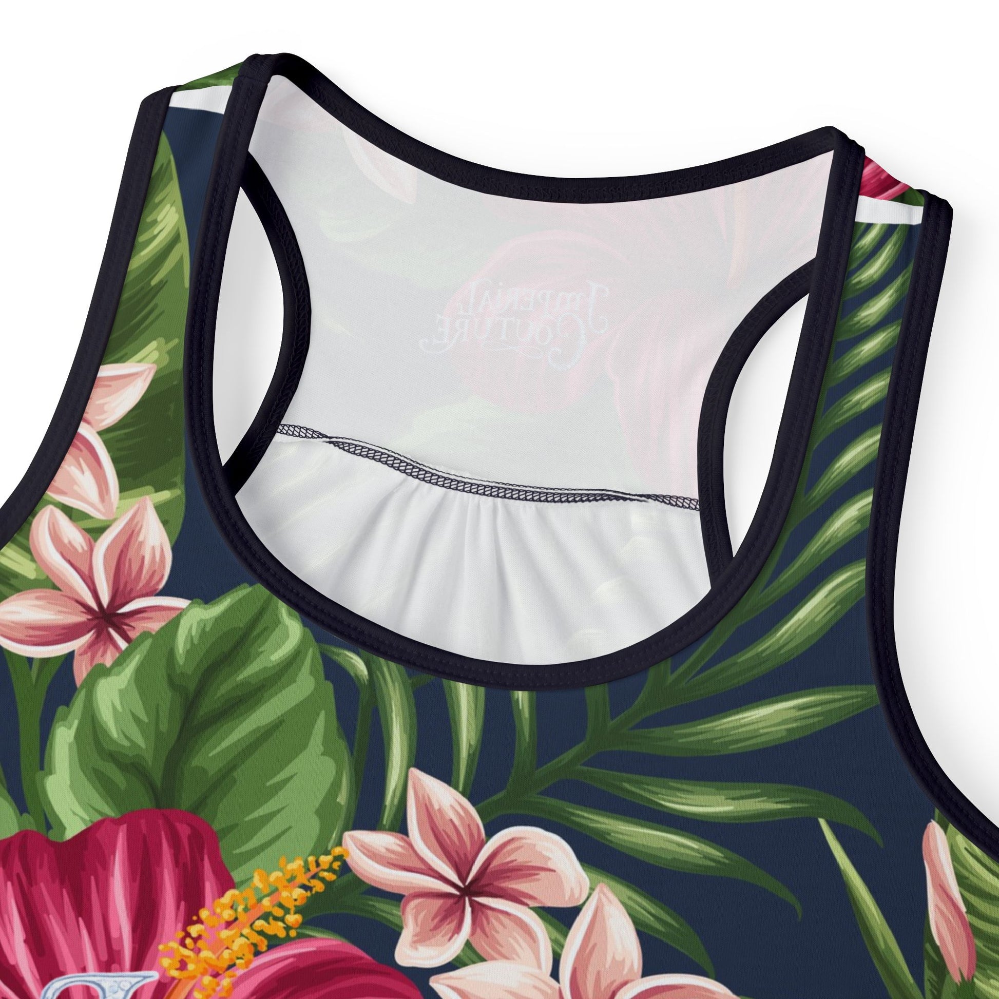 Tropical Floral Women's Tank Top - Summer Vibes, Imperial Couture Design - JW Store