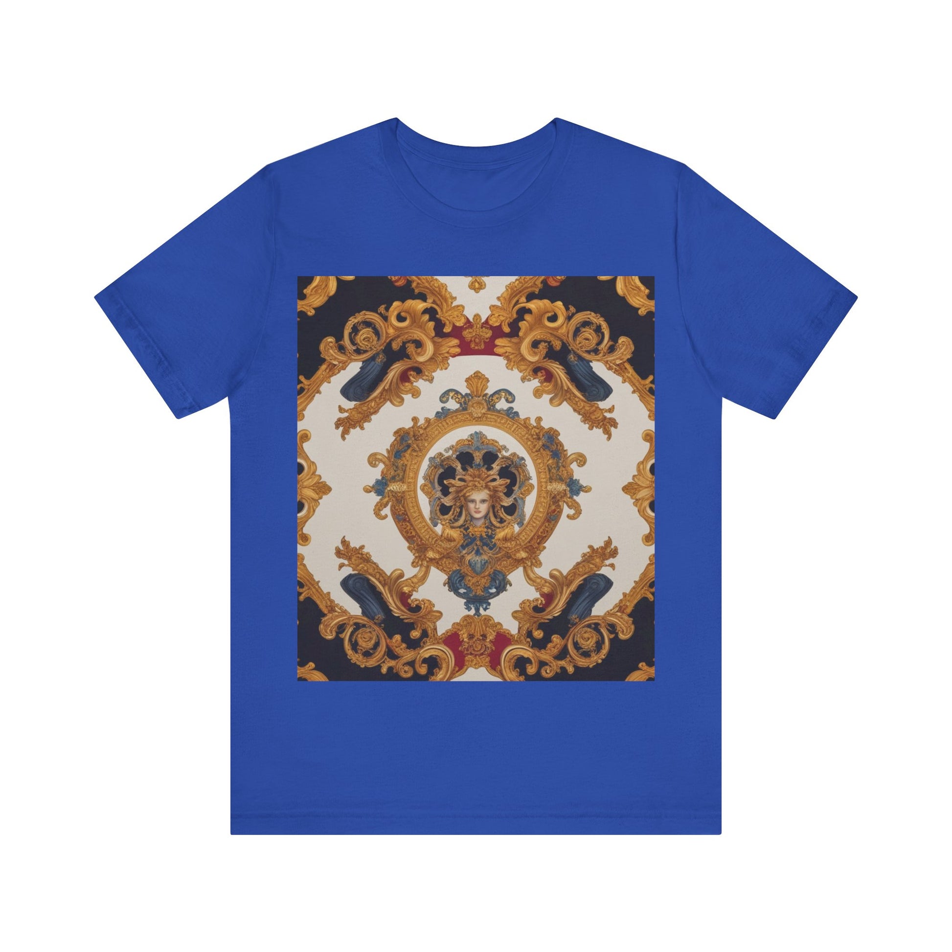 Elegant Baroque Style Graphic Tee - Unisex Short Sleeve T-Shirt - JW Store