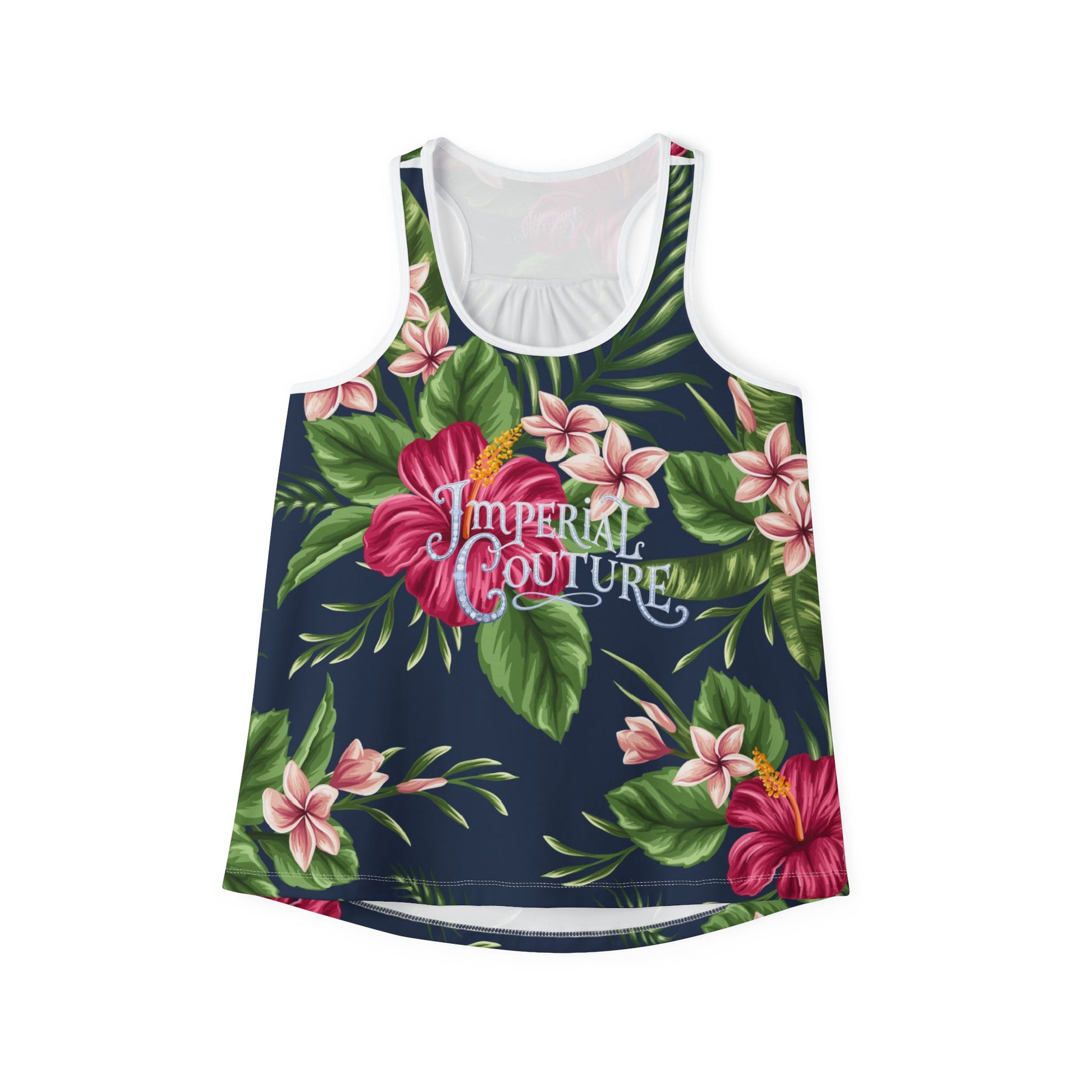 Tropical Floral Women's Tank Top - Summer Vibes, Imperial Couture Design - JW Store
