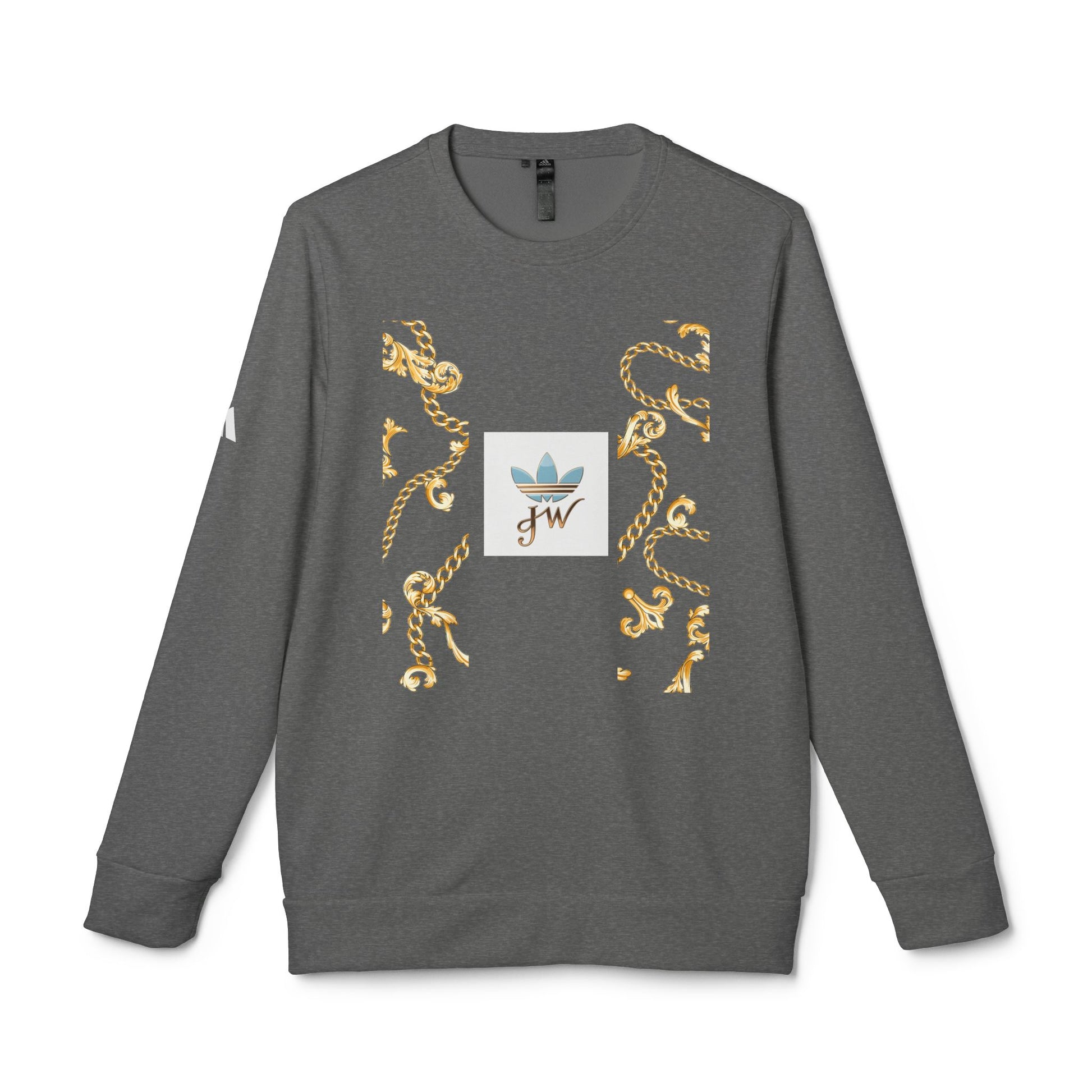 Stylish Unisex Fleece Sweatshirt with Gold Design - JW Store