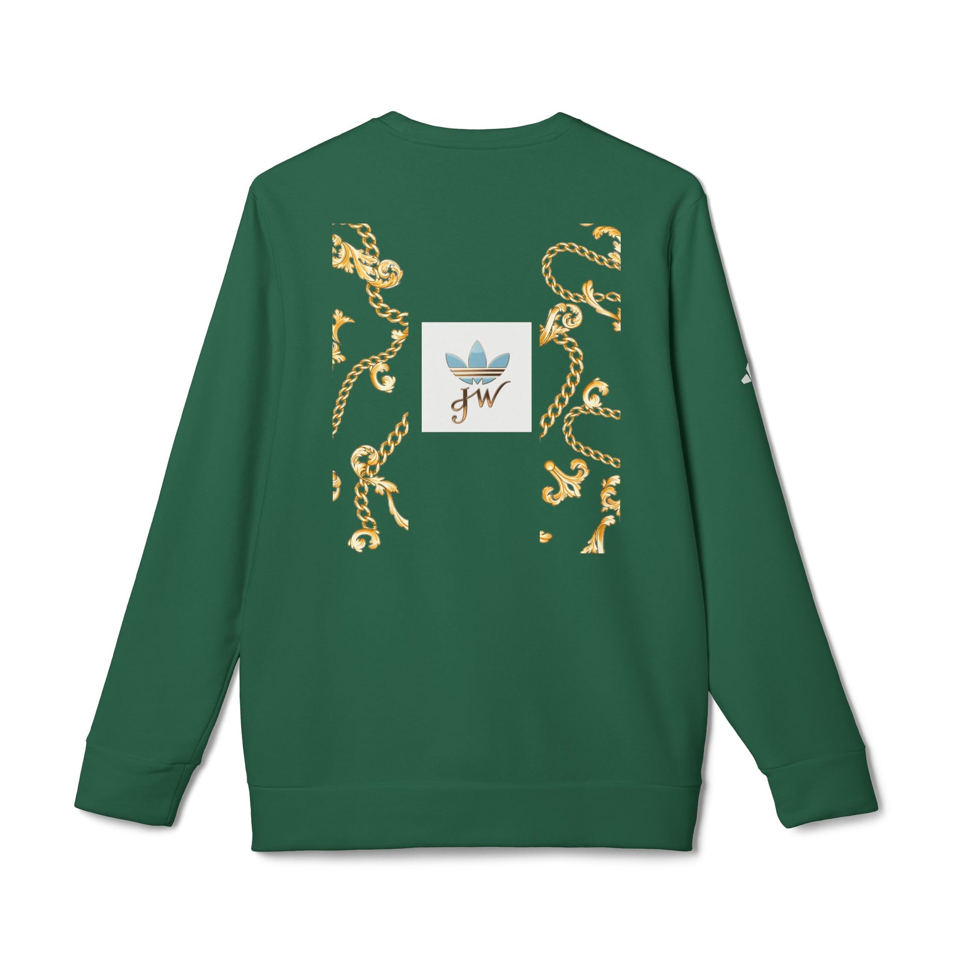 Stylish Unisex Fleece Sweatshirt with Gold Design - JW Store