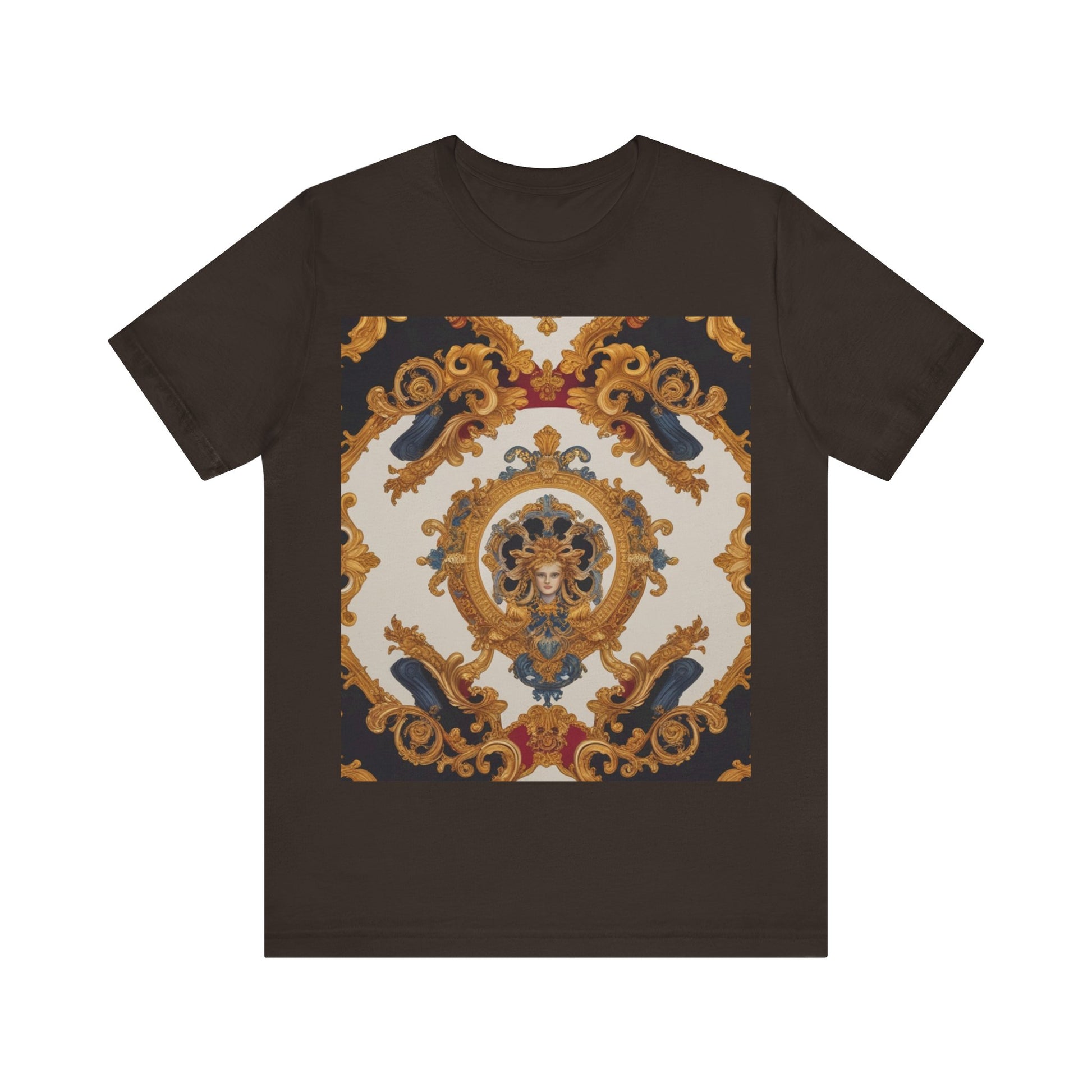 Elegant Baroque Style Graphic Tee - Unisex Short Sleeve T-Shirt - JW Store