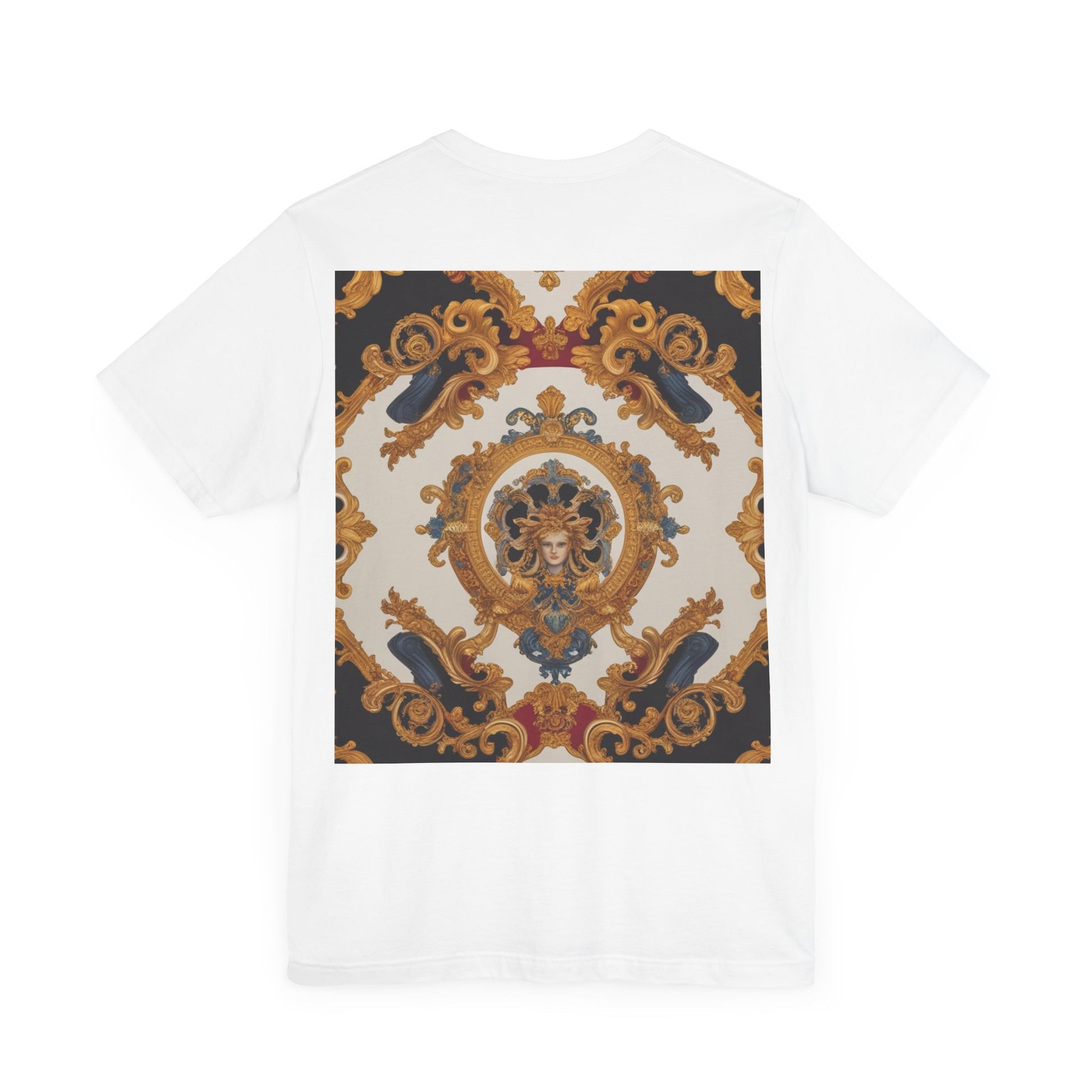 Elegant Baroque Style Graphic Tee - Unisex Short Sleeve T-Shirt - JW Store