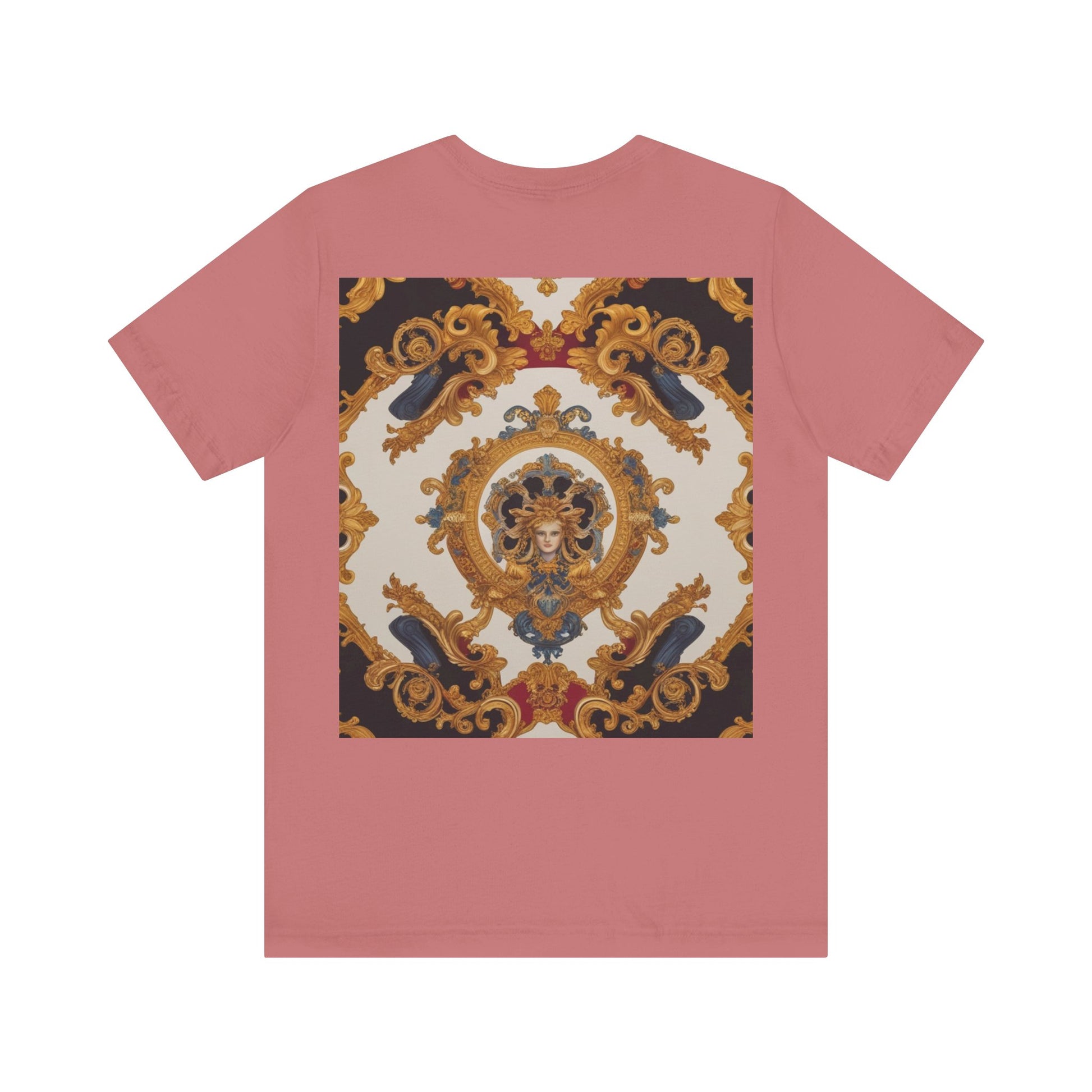 Elegant Baroque Style Graphic Tee - Unisex Short Sleeve T-Shirt - JW Store