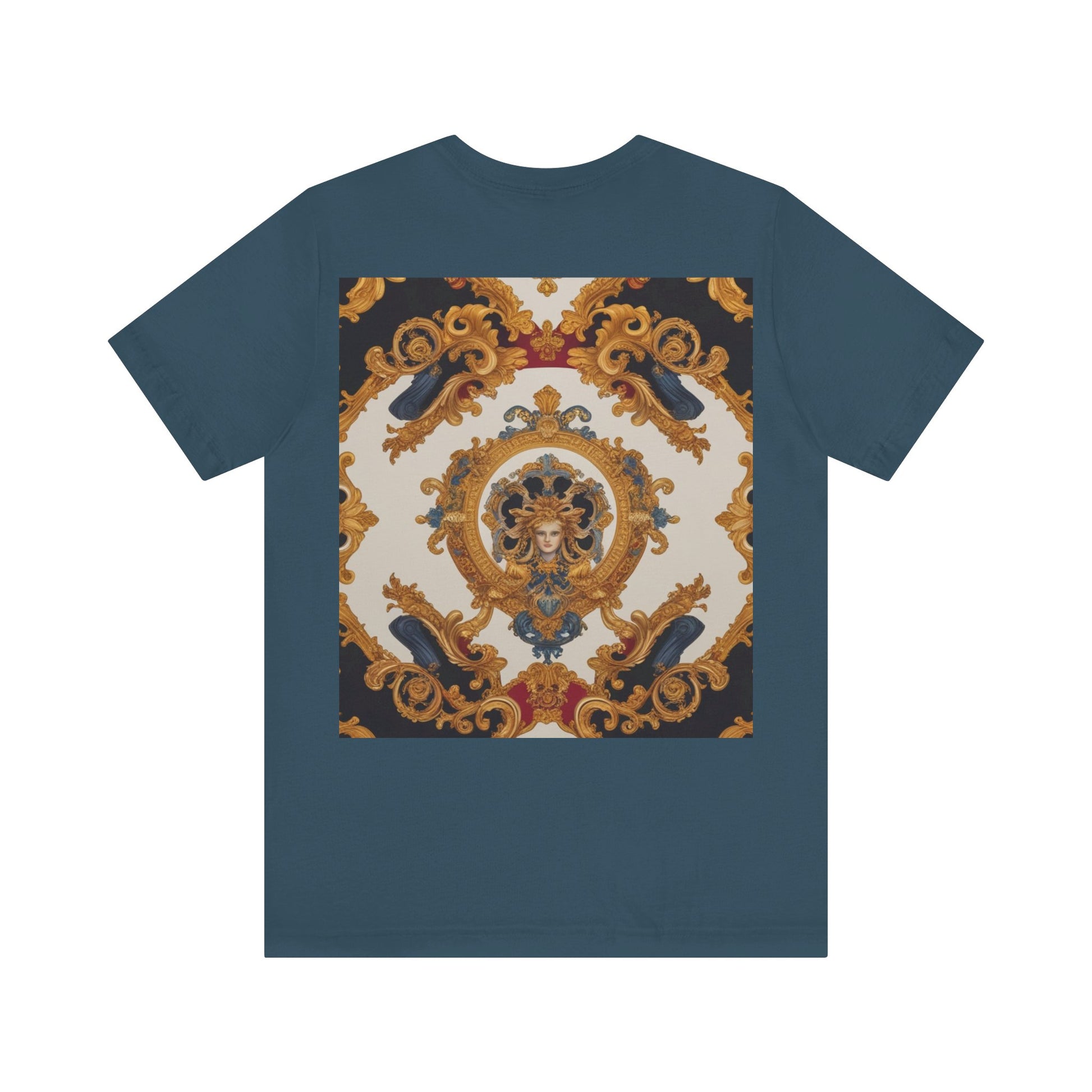 Elegant Baroque Style Graphic Tee - Unisex Short Sleeve T-Shirt - JW Store