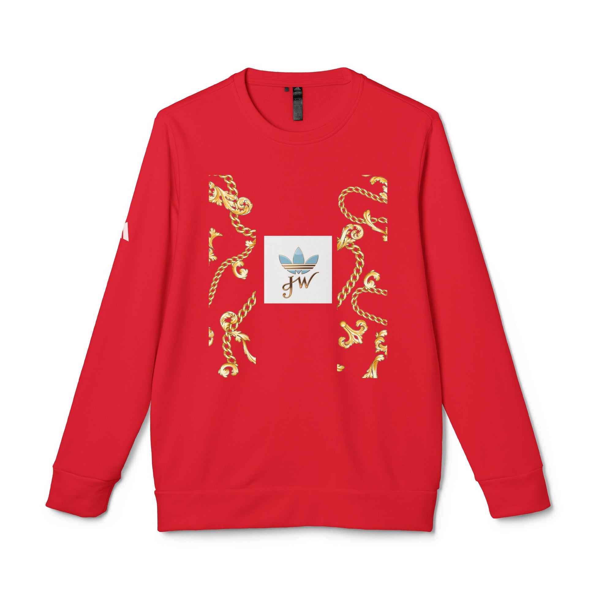 Stylish Unisex Fleece Sweatshirt with Gold Design - JW Store
