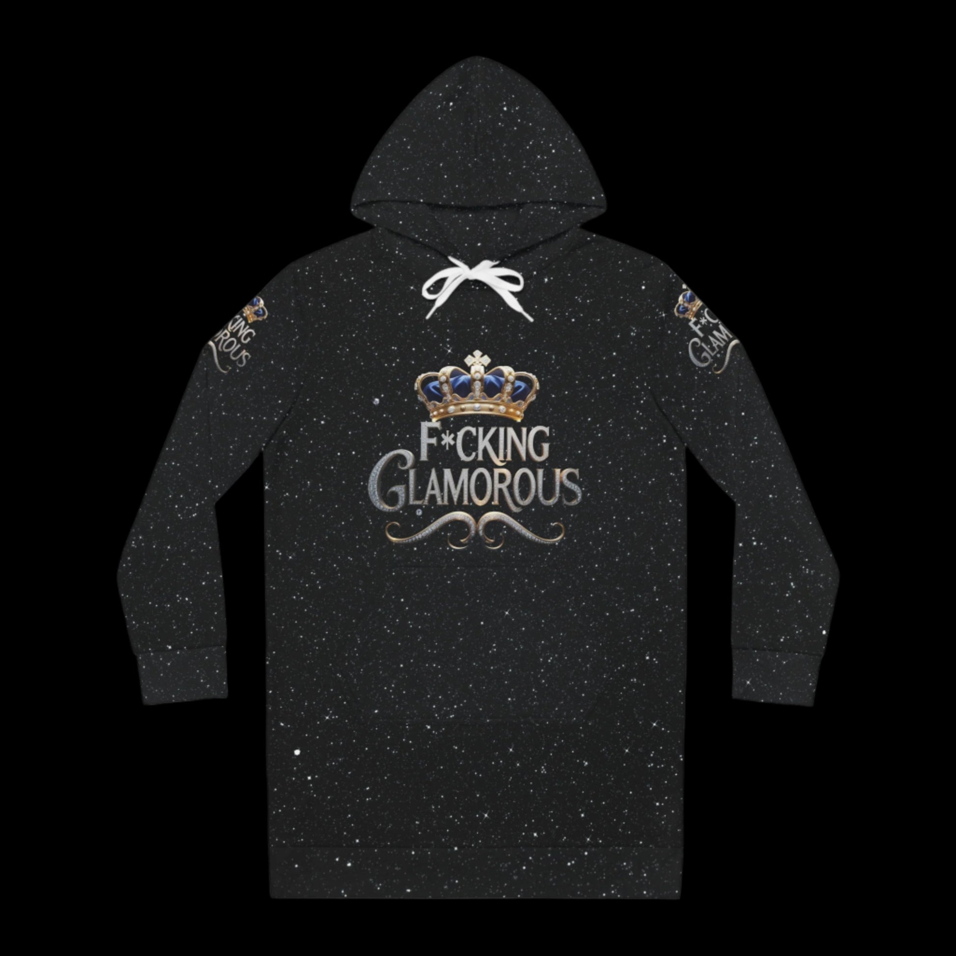F*cking Glamorous Women’s Hoodie Dress - Stylish & Cozy Fashion Statement - JW Store
