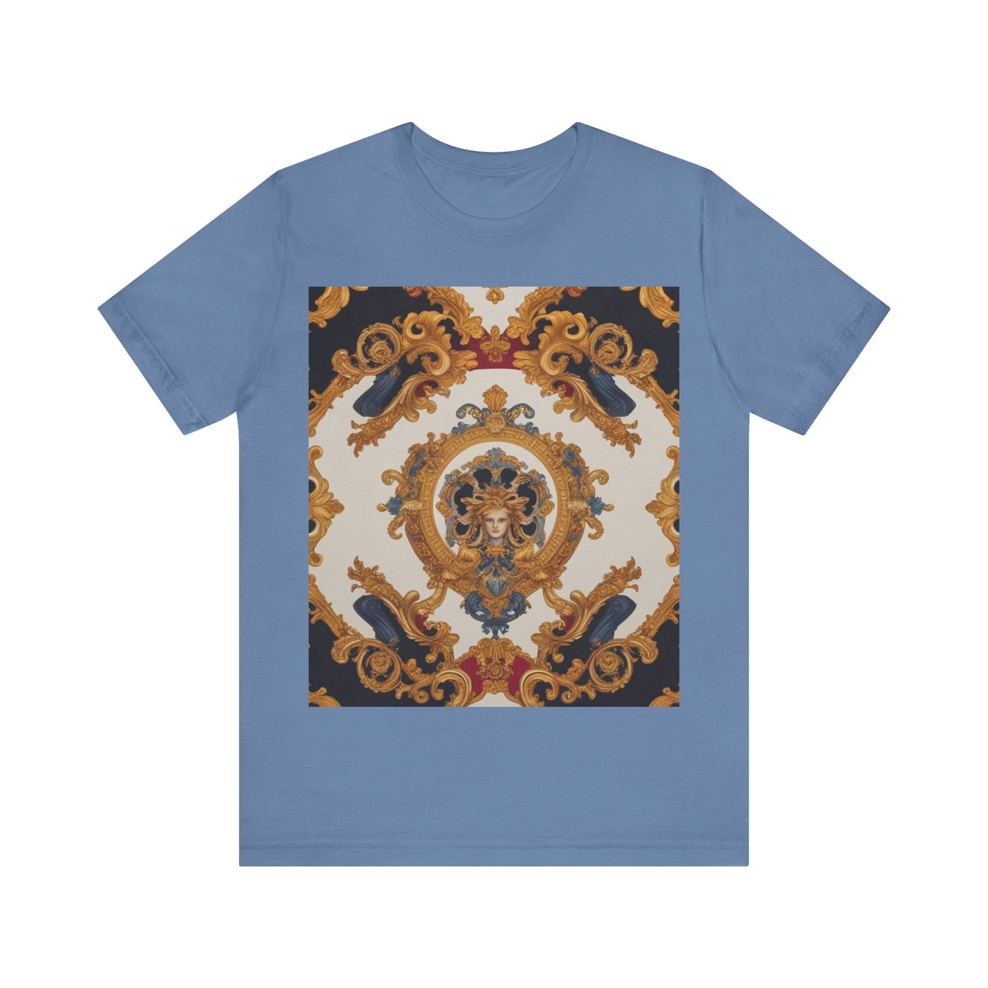 Elegant Baroque Style Graphic Tee - Unisex Short Sleeve T-Shirt - JW Store