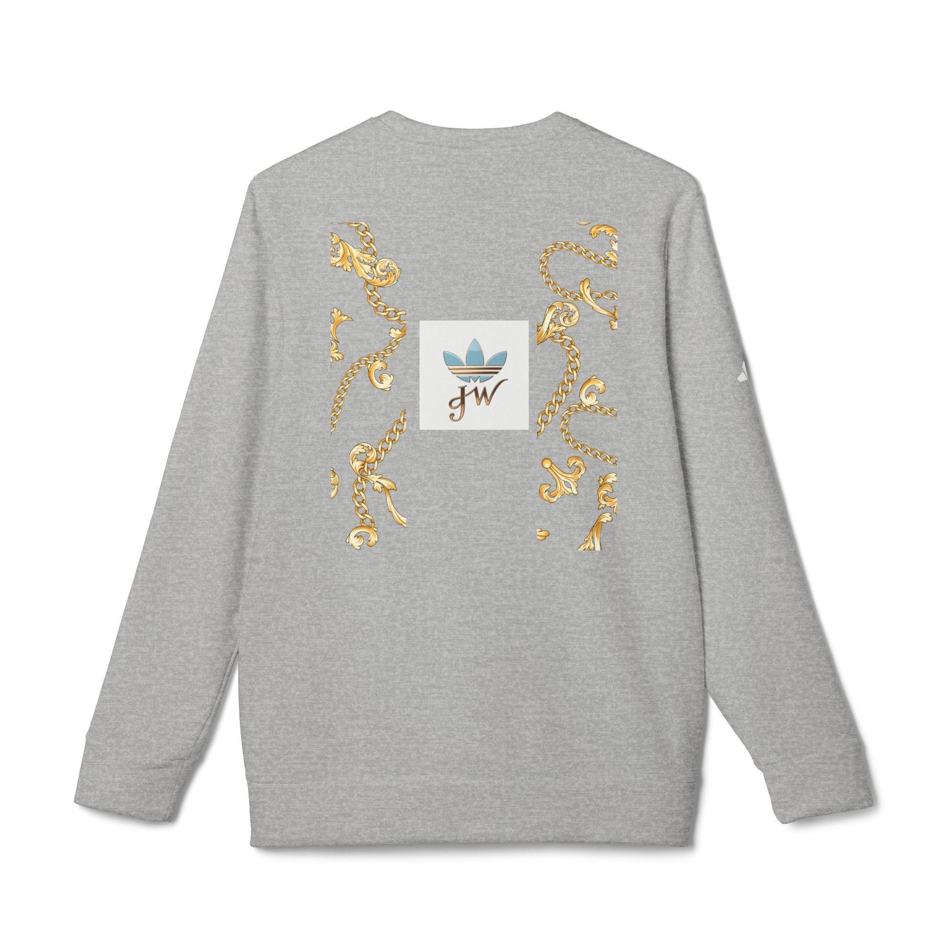 Stylish Unisex Fleece Sweatshirt with Gold Design - JW Store