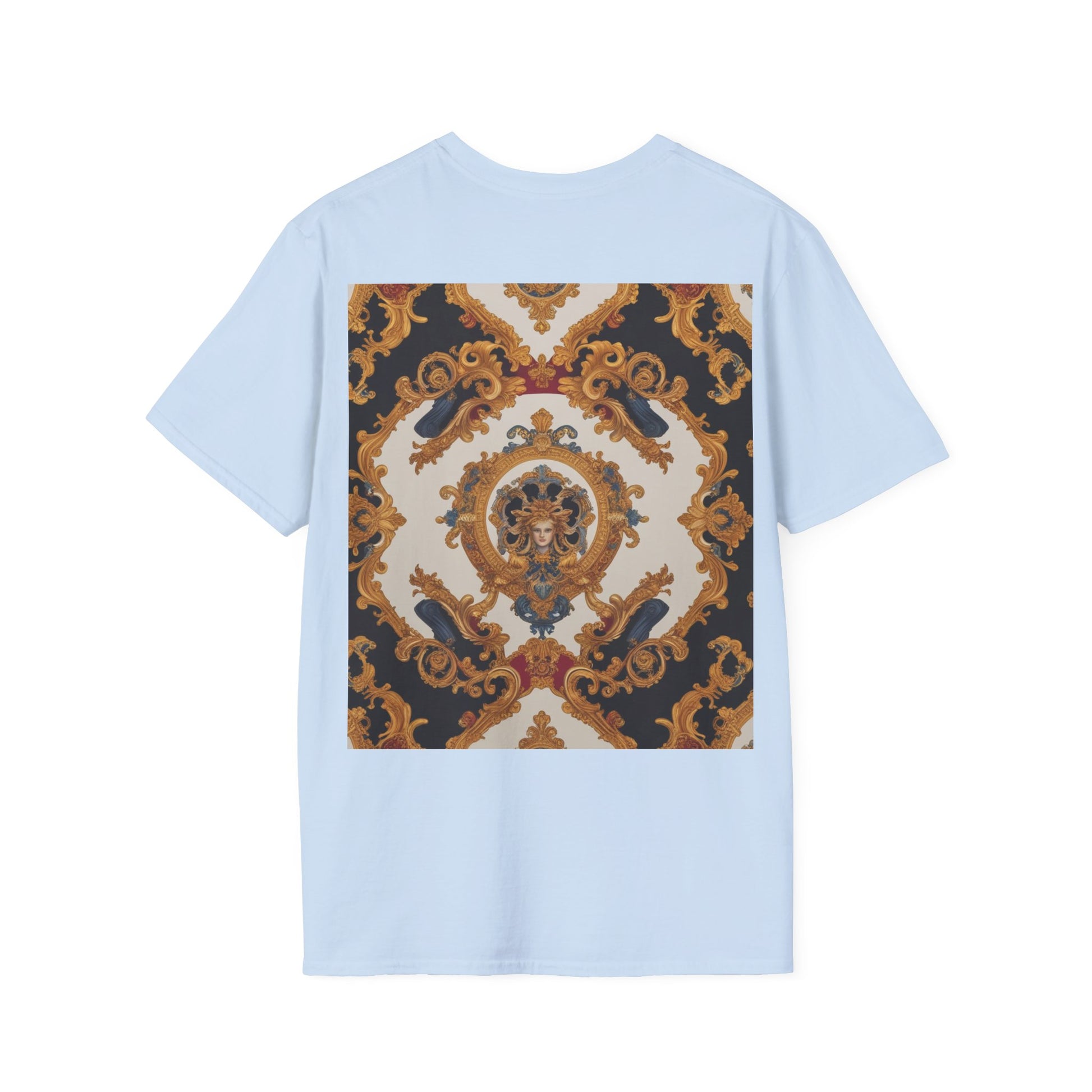Elegant Vintage Print Unisex Softstyle T-Shirt - JW Store