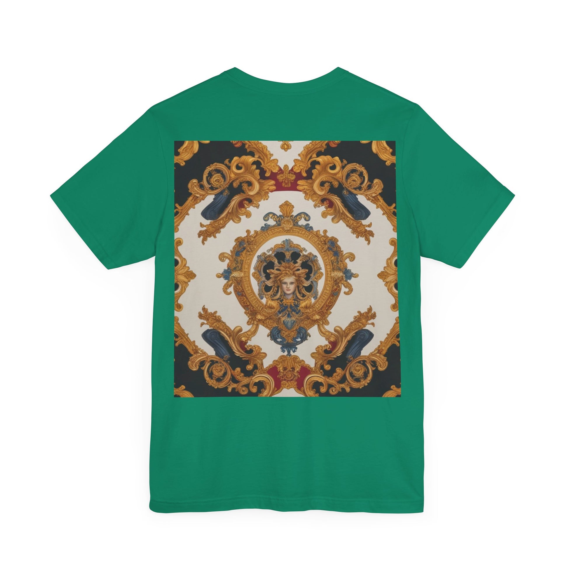 Elegant Baroque Style Graphic Tee - Unisex Short Sleeve T-Shirt - JW Store