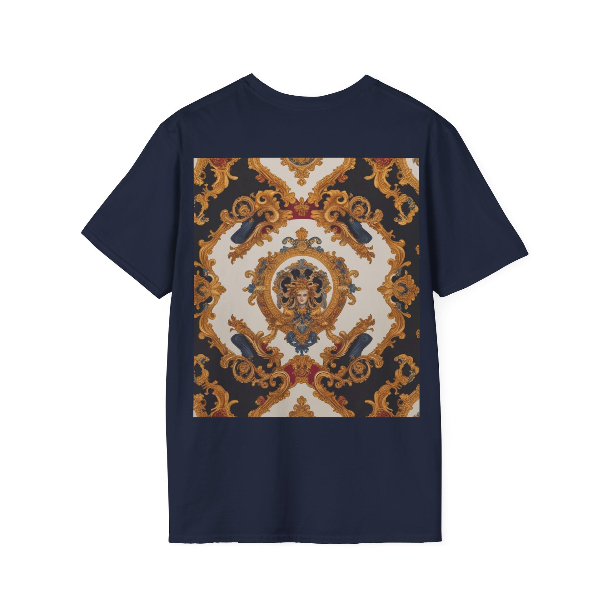 Elegant Vintage Print Unisex Softstyle T-Shirt - JW Store