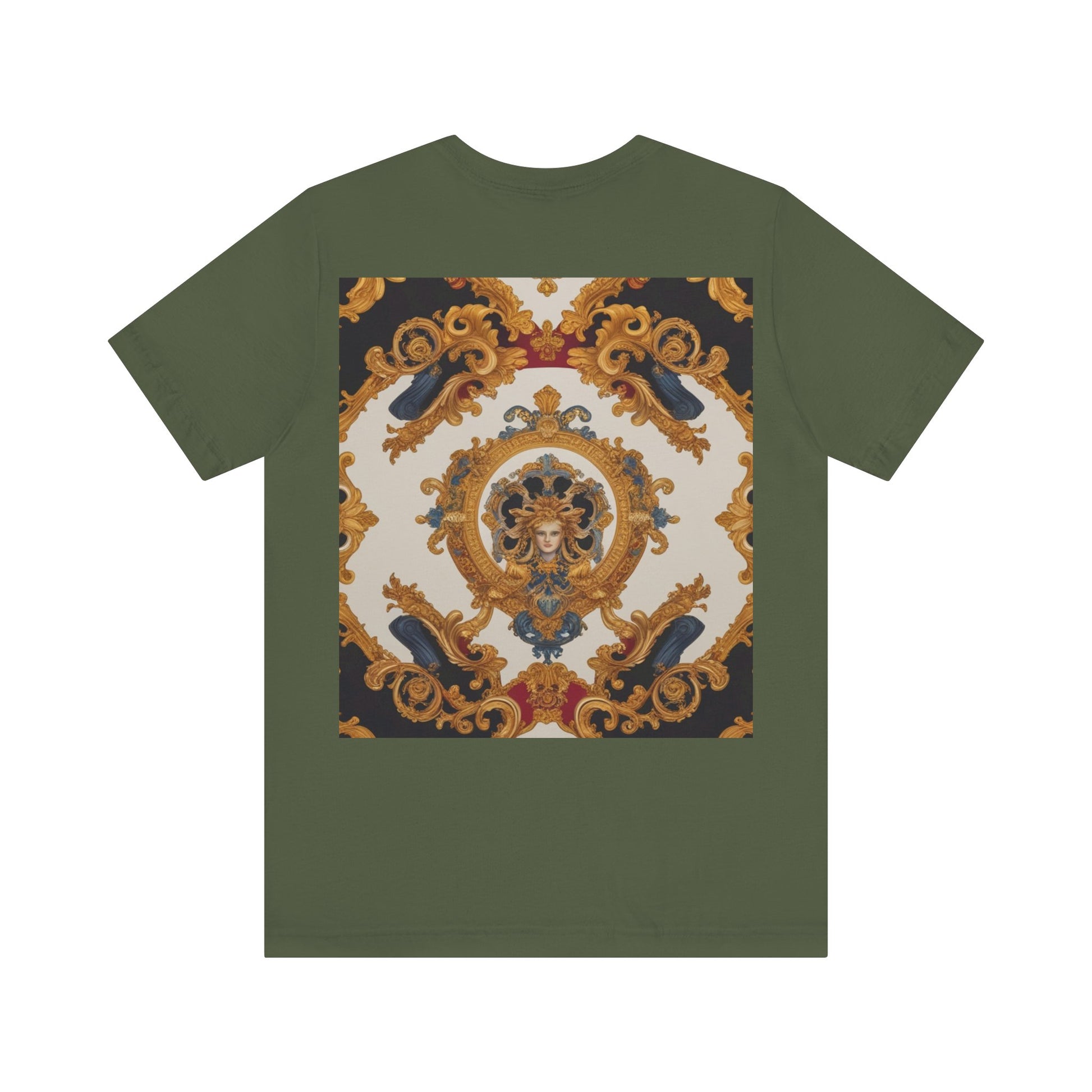Elegant Baroque Style Graphic Tee - Unisex Short Sleeve T-Shirt - JW Store