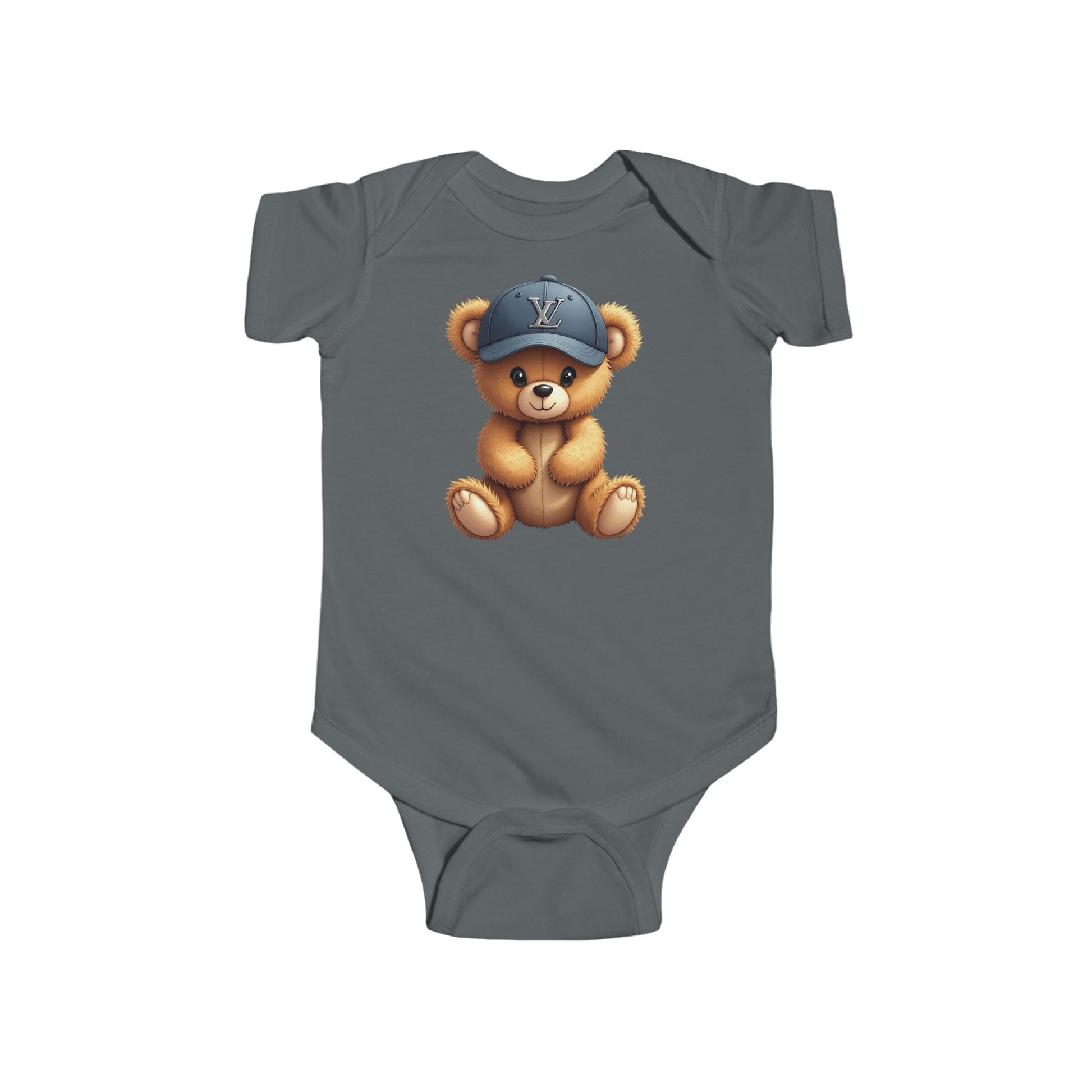 Cute Bear-Printed Infant Bodysuit - Adorable Baby Outfit - JW Store