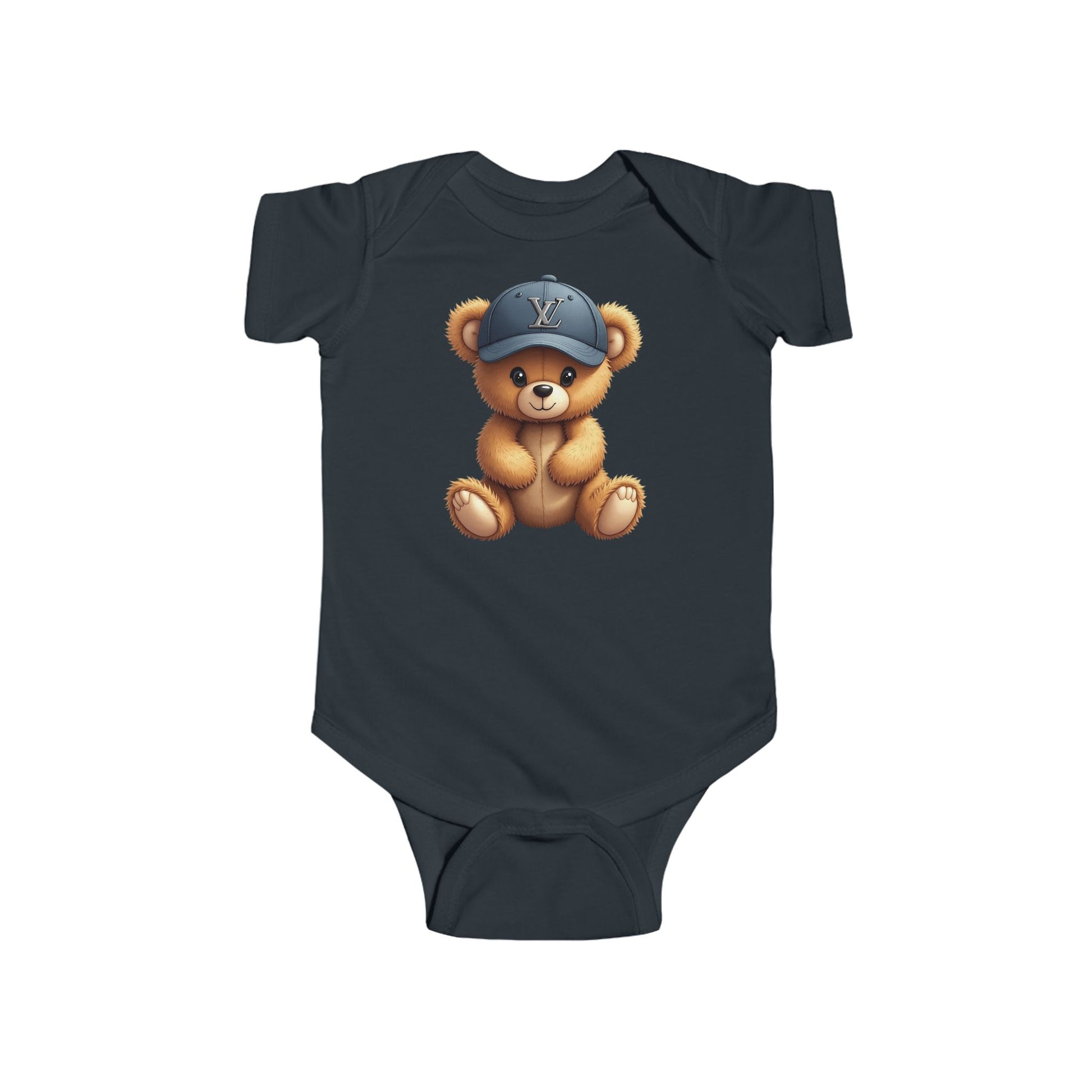 Cute Bear-Printed Infant Bodysuit - Adorable Baby Outfit - JW Store