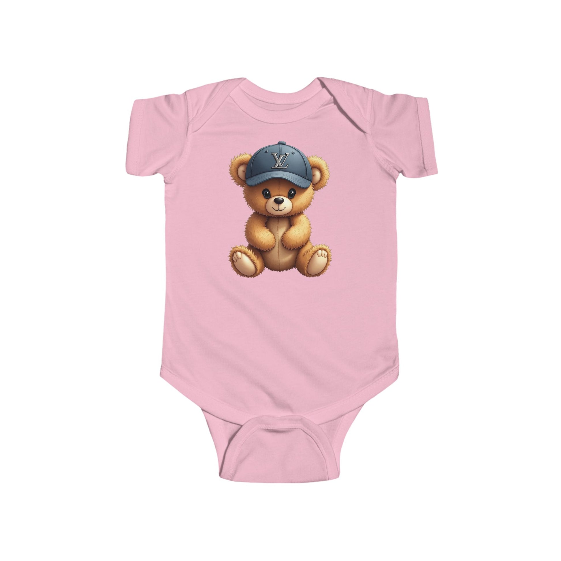 Cute Bear-Printed Infant Bodysuit - Adorable Baby Outfit - JW Store