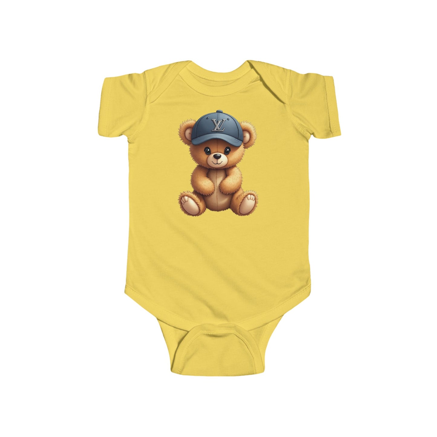 Cute Bear-Printed Infant Bodysuit - Adorable Baby Outfit - JW Store
