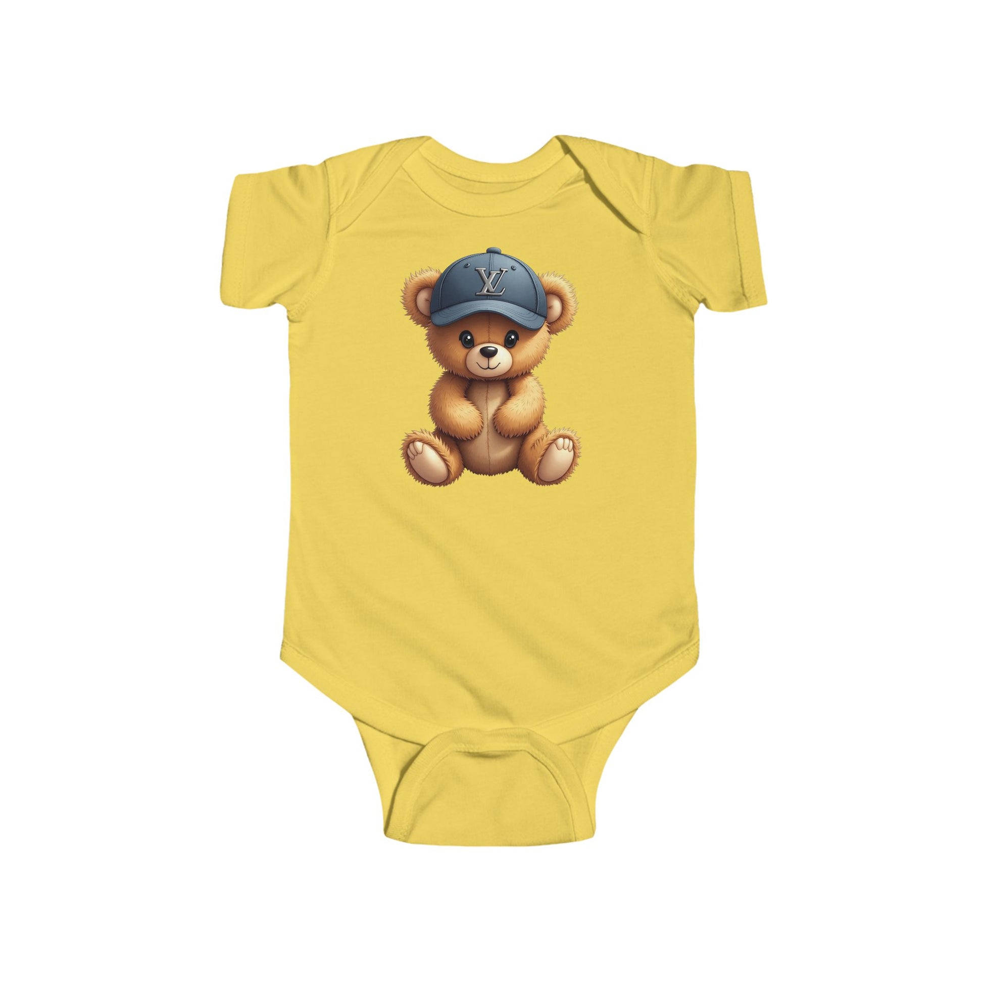 Cute Bear-Printed Infant Bodysuit - Adorable Baby Outfit - JW Store