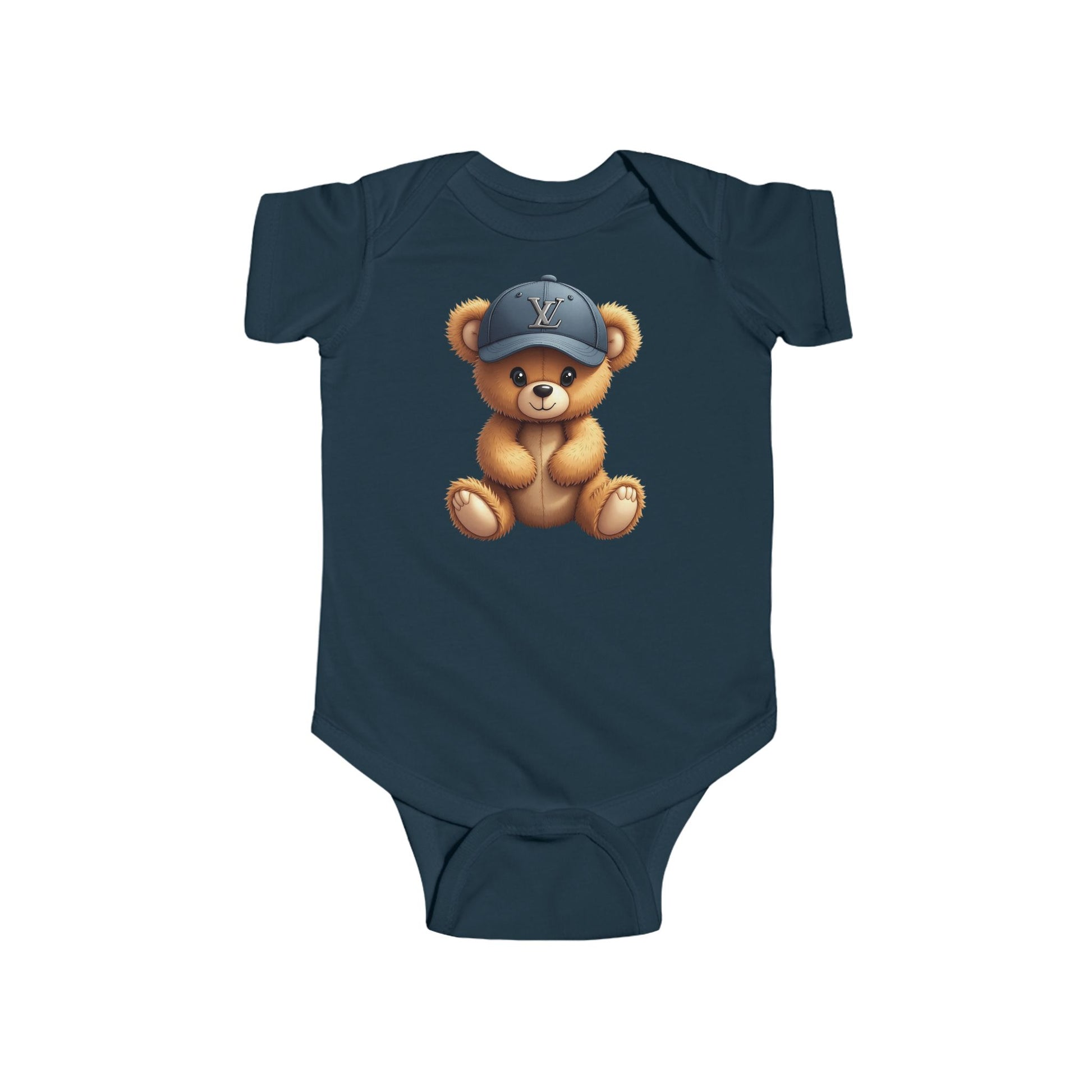 Cute Bear-Printed Infant Bodysuit - Adorable Baby Outfit - JW Store