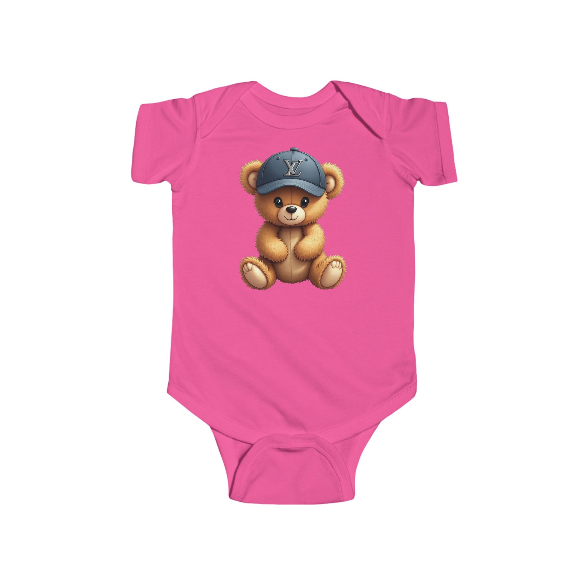 Cute Bear-Printed Infant Bodysuit - Adorable Baby Outfit - JW Store