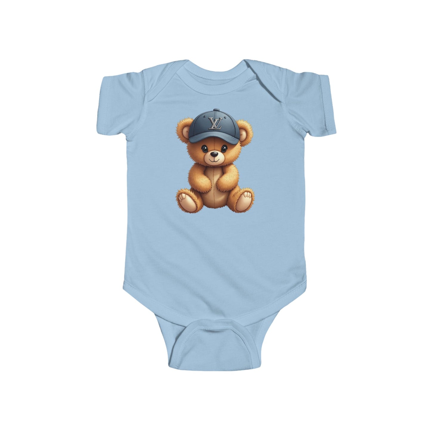 Cute Bear-Printed Infant Bodysuit - Adorable Baby Outfit - JW Store