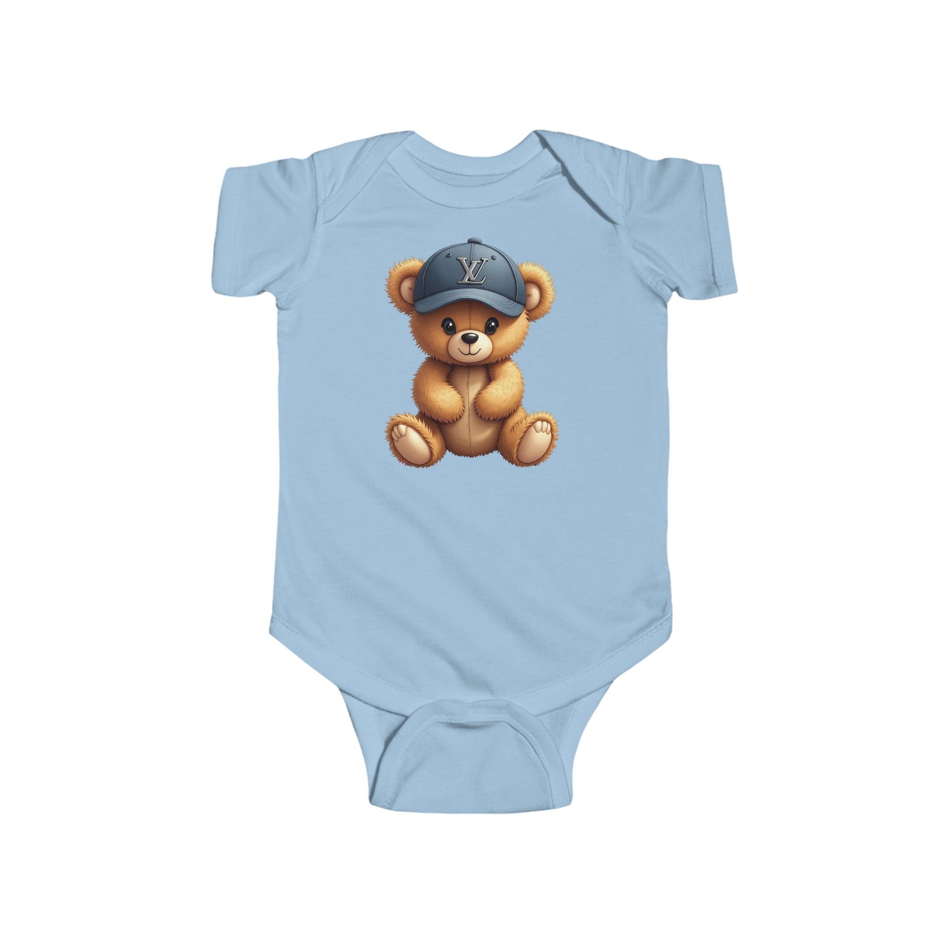Cute Bear-Printed Infant Bodysuit - Adorable Baby Outfit - JW Store