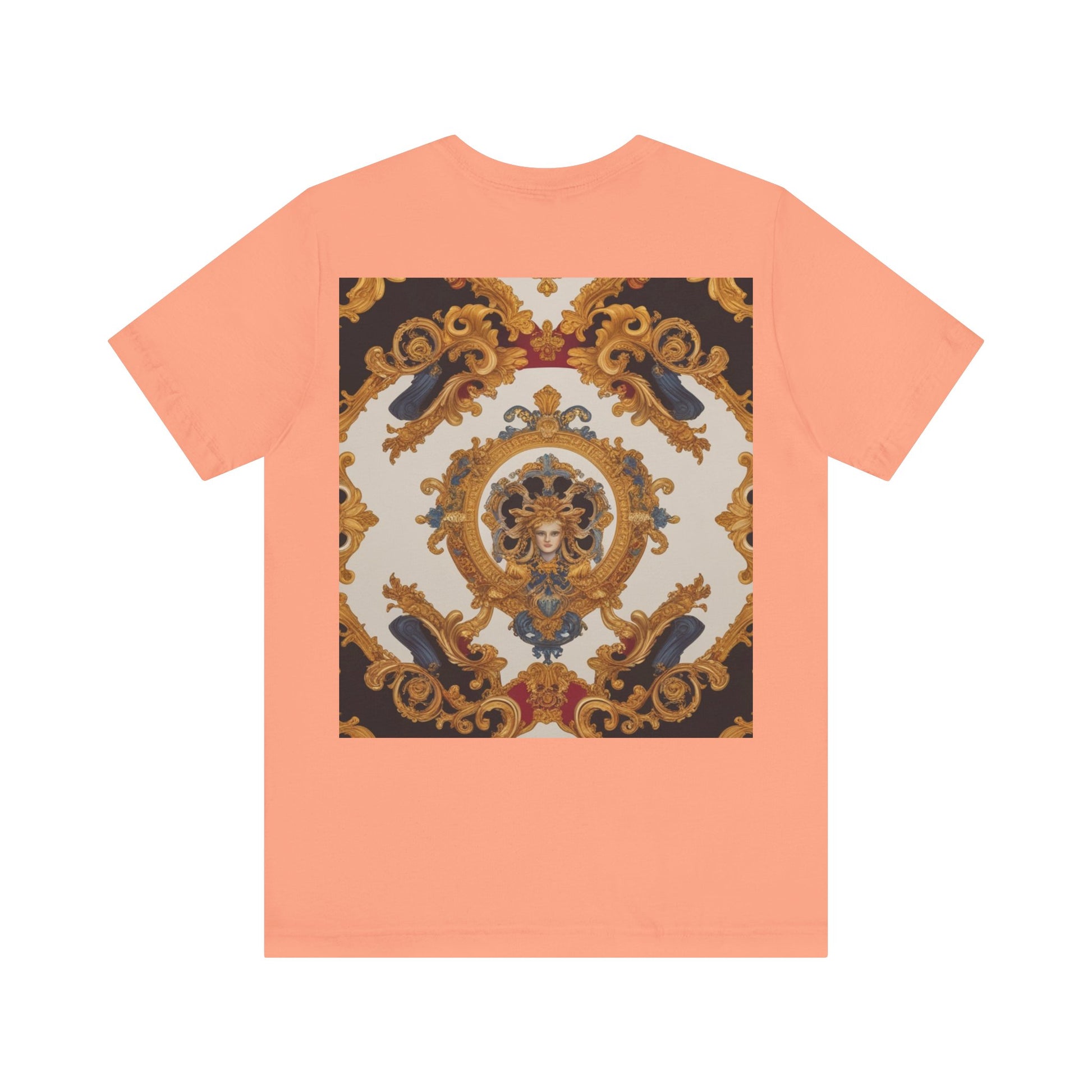 Elegant Baroque Style Graphic Tee - Unisex Short Sleeve T-Shirt - JW Store