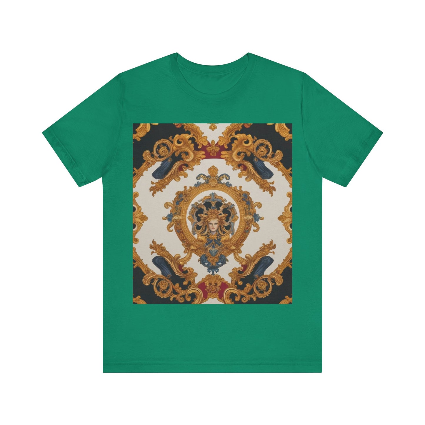 Elegant Baroque Style Graphic Tee - Unisex Short Sleeve T-Shirt - JW Store