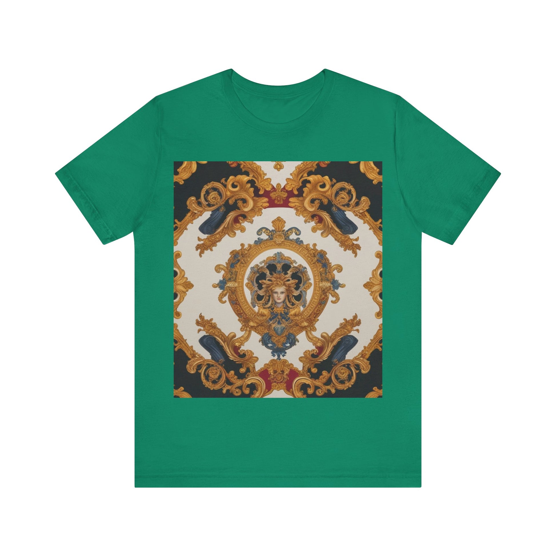 Elegant Baroque Style Graphic Tee - Unisex Short Sleeve T-Shirt - JW Store