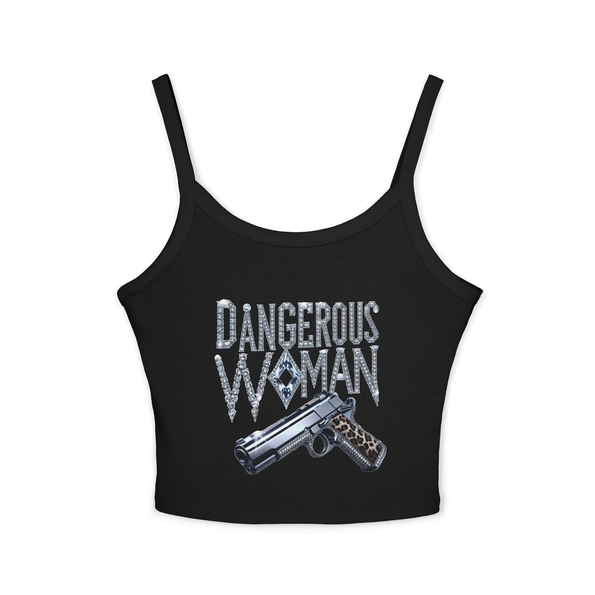 Dangerous Woman Graphic Spaghetti Strap Tank Top - JW Store