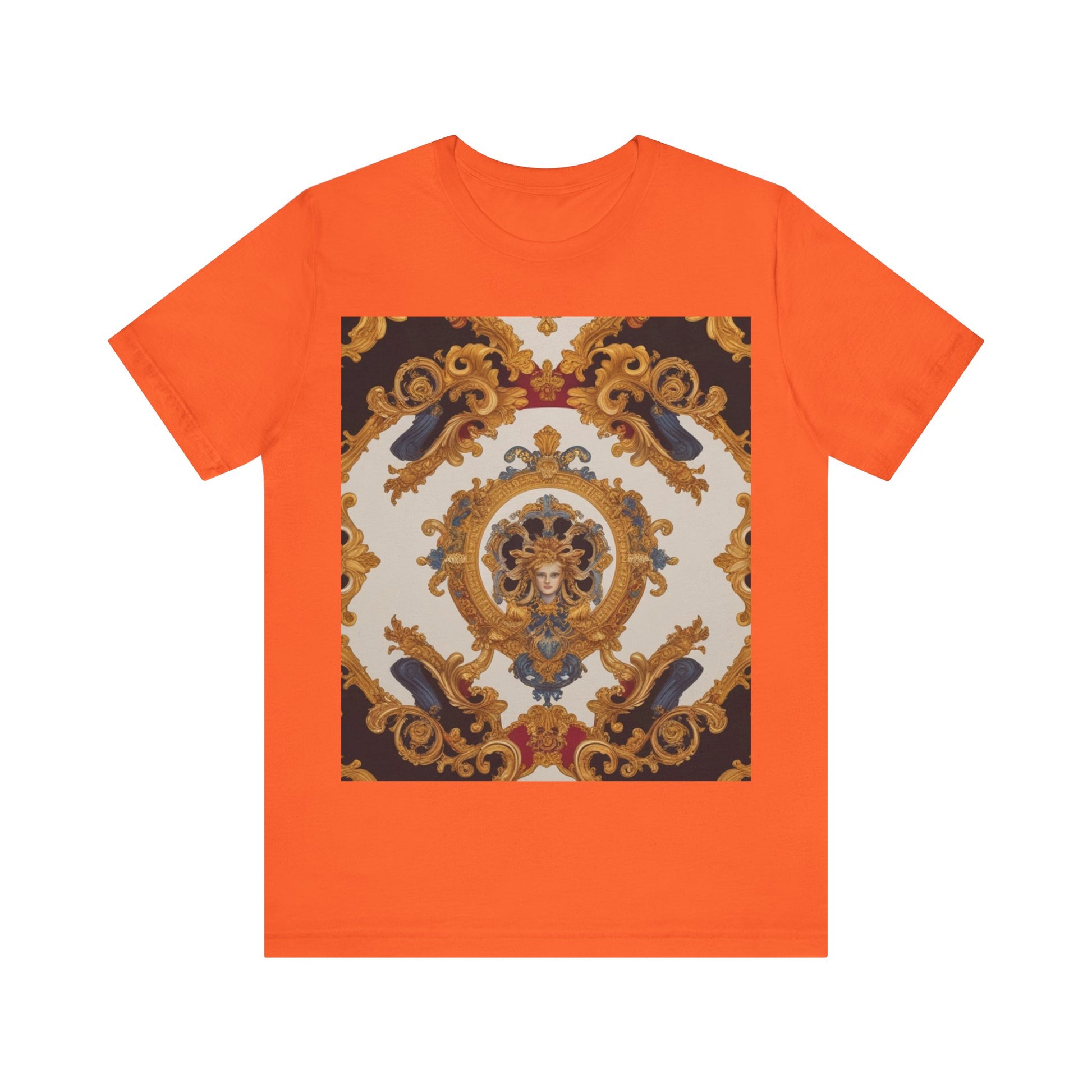 Elegant Baroque Style Graphic Tee - Unisex Short Sleeve T-Shirt - JW Store
