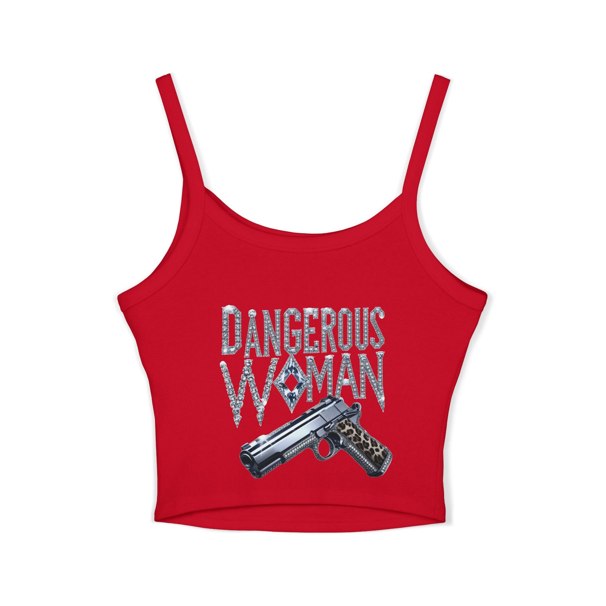 Dangerous Woman Graphic Spaghetti Strap Tank Top - JW Store