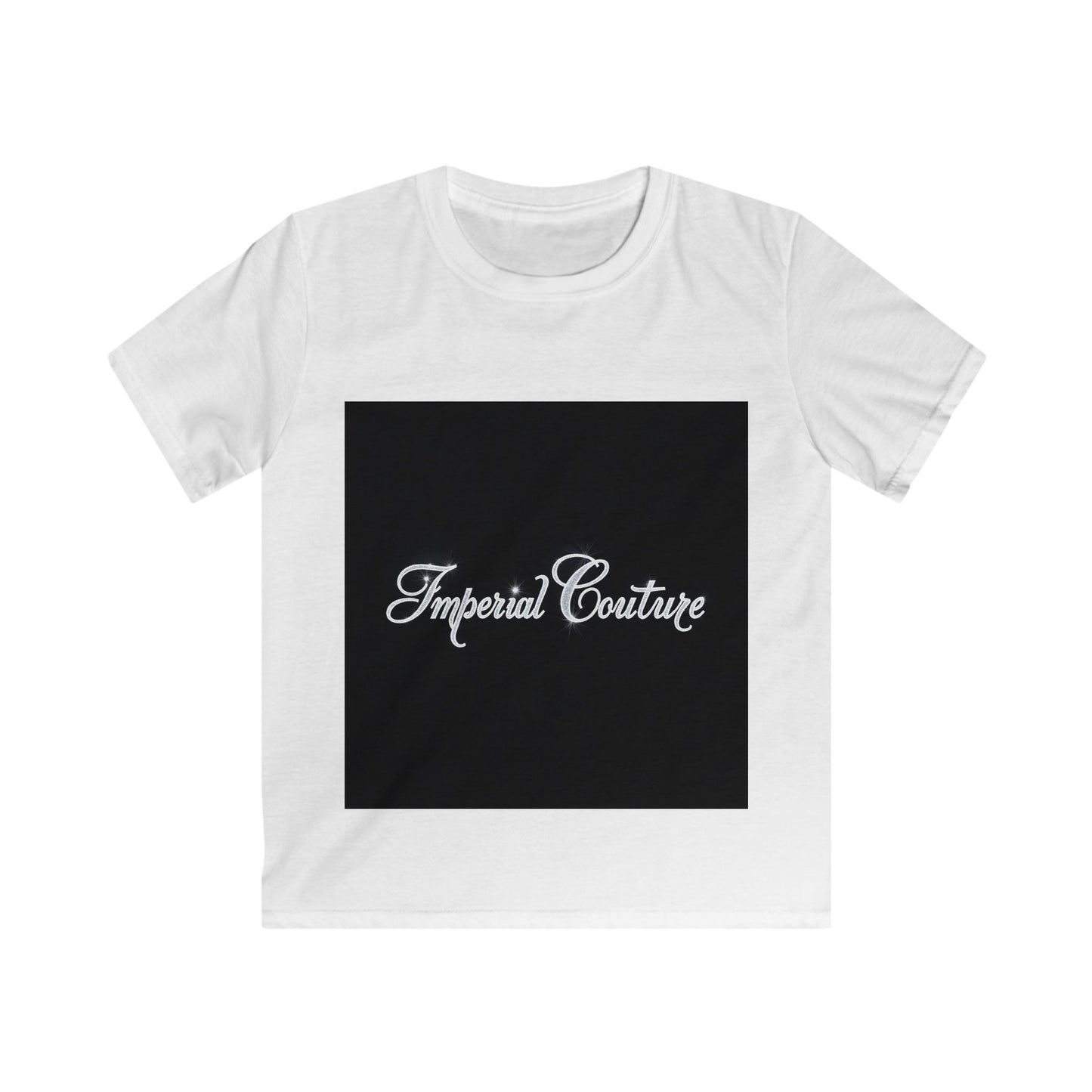 Kids Softstyle Tee - Stylish Imperial Couture Design for Young Fashionistas