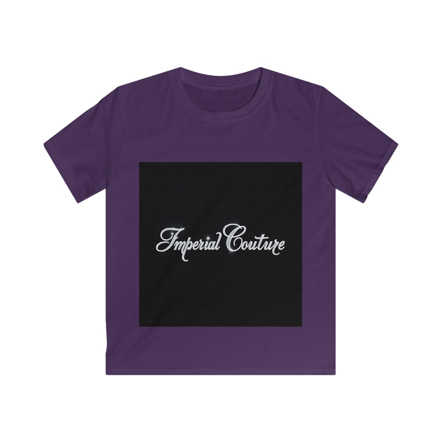Kids Softstyle Tee - Stylish Imperial Couture Design for Young Fashionistas