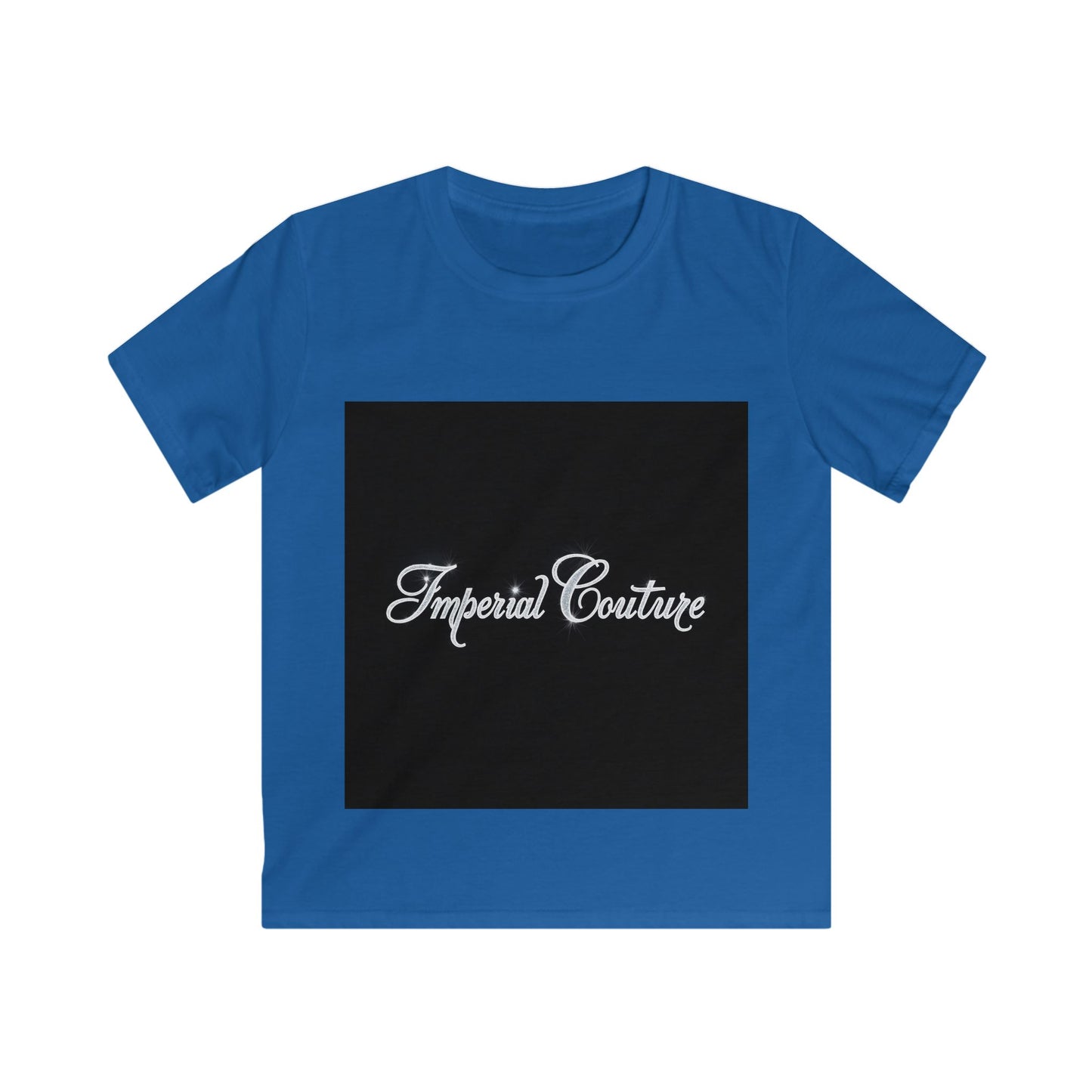 Kids Softstyle Tee - Stylish Imperial Couture Design for Young Fashionistas