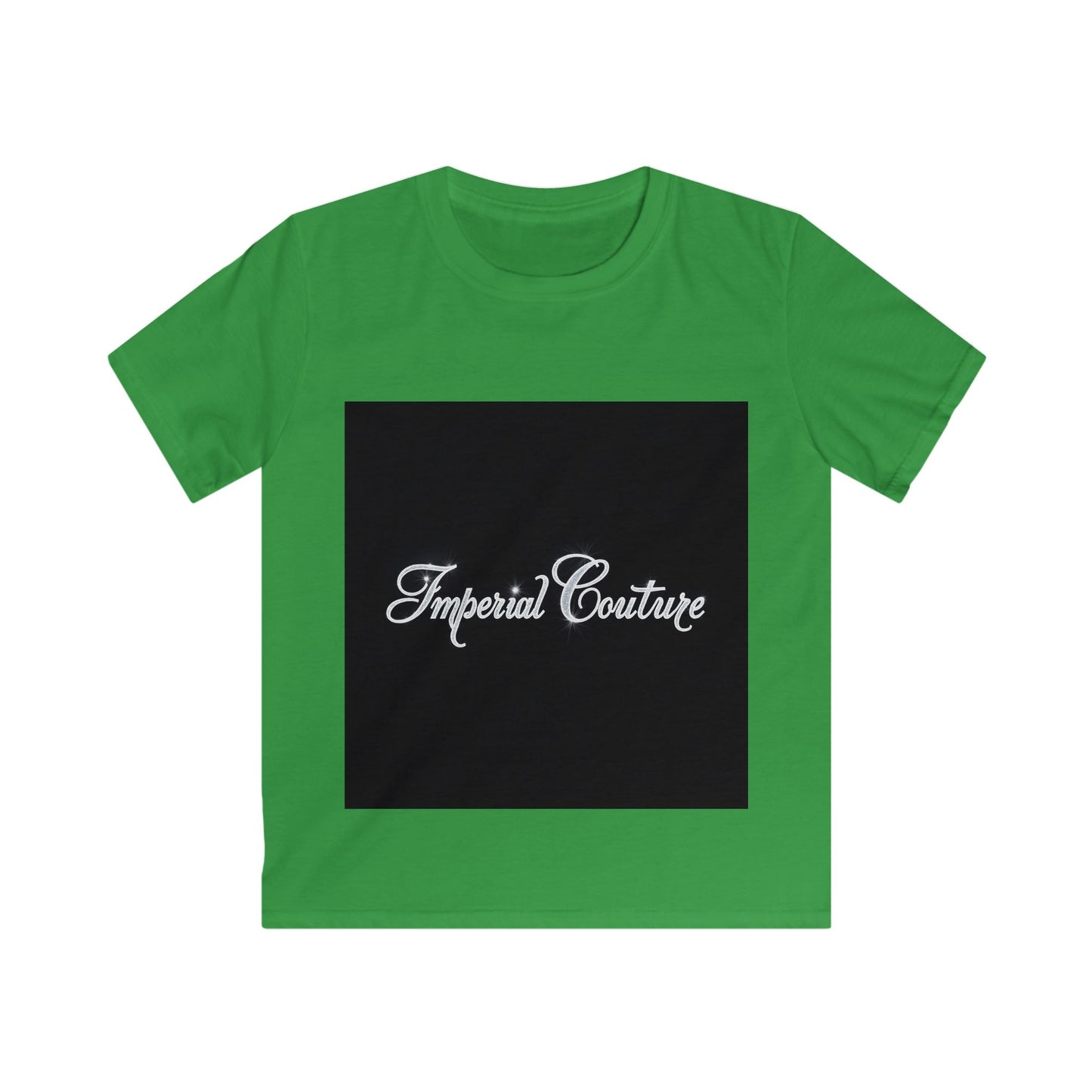 Kids Softstyle Tee - Stylish Imperial Couture Design for Young Fashionistas