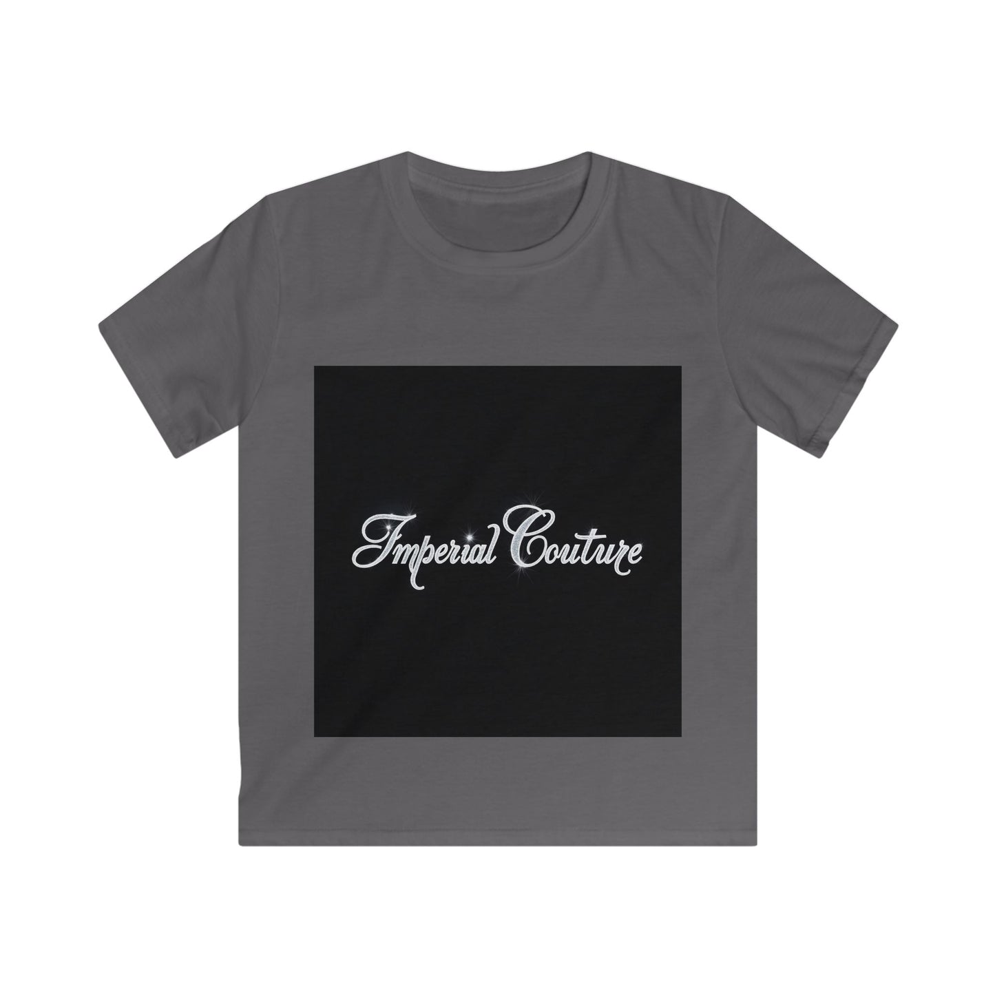 Kids Softstyle Tee - Stylish Imperial Couture Design for Young Fashionistas