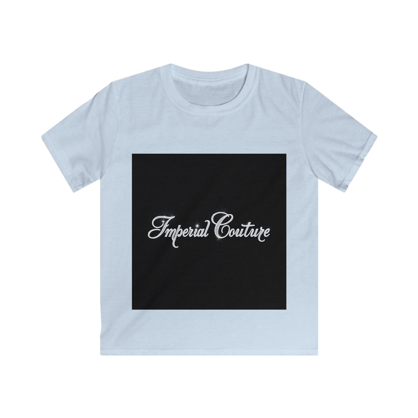 Kids Softstyle Tee - Stylish Imperial Couture Design for Young Fashionistas