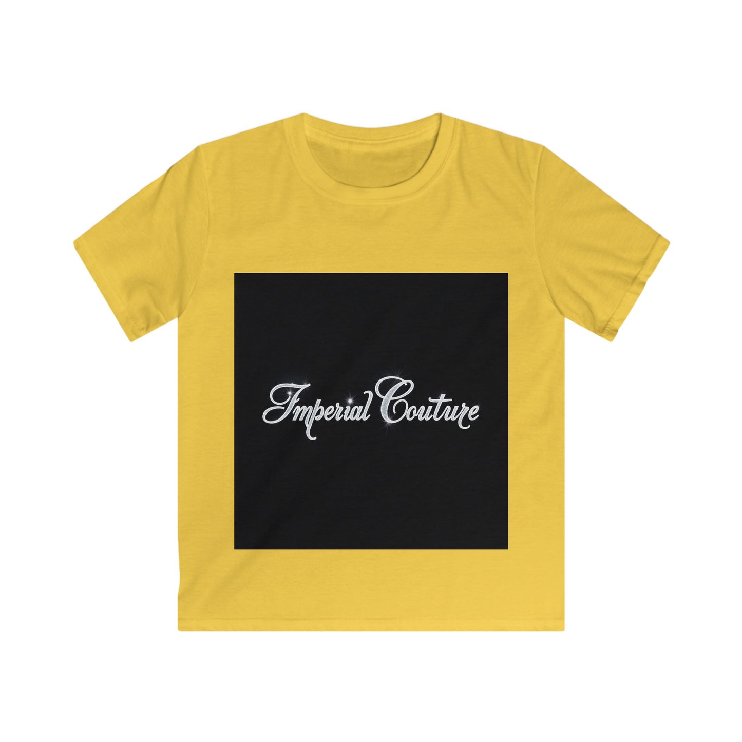 Kids Softstyle Tee - Stylish Imperial Couture Design for Young Fashionistas