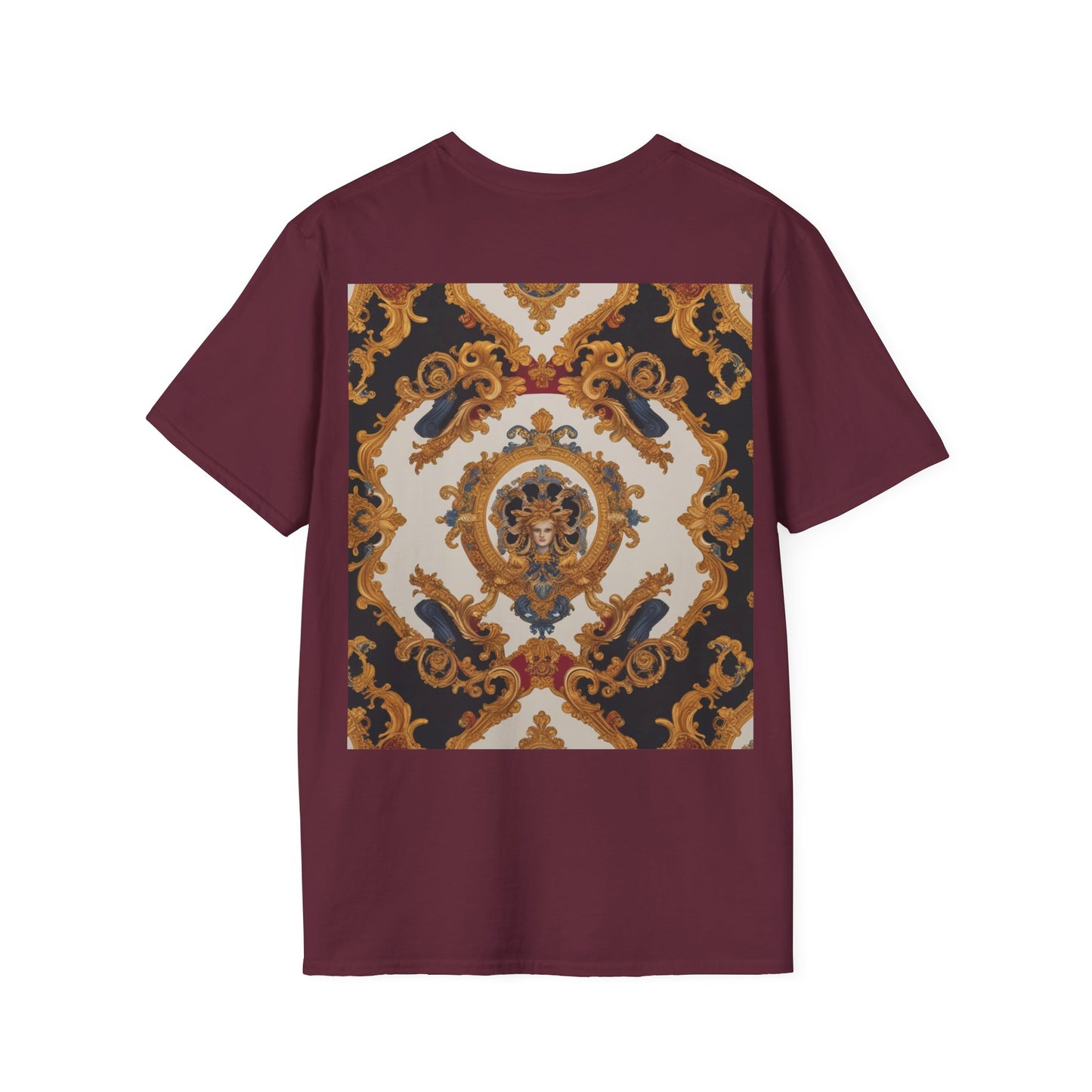 Elegant Vintage Print Unisex Softstyle T-Shirt - JW Store